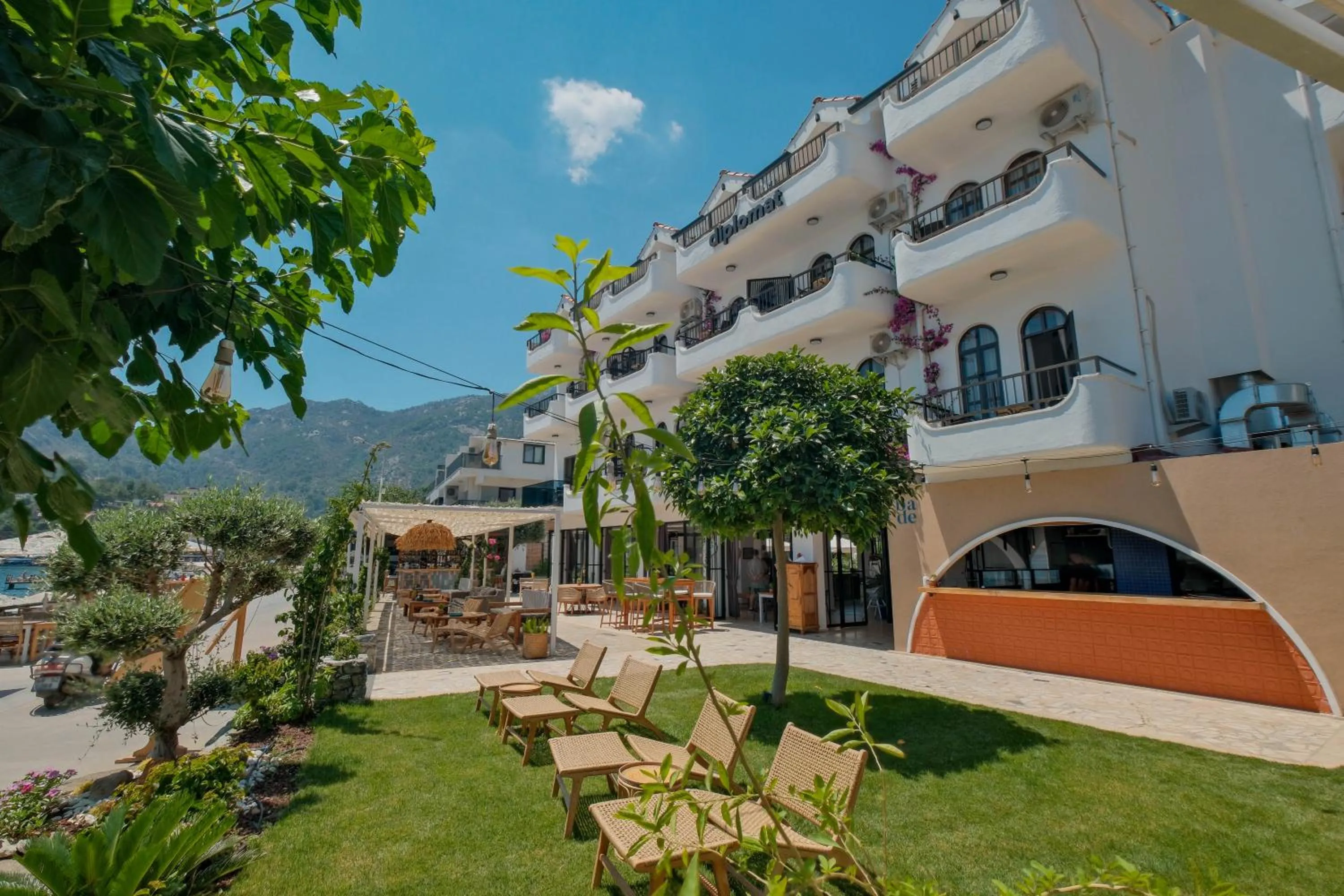 Garden view in The Diplomat Hotel