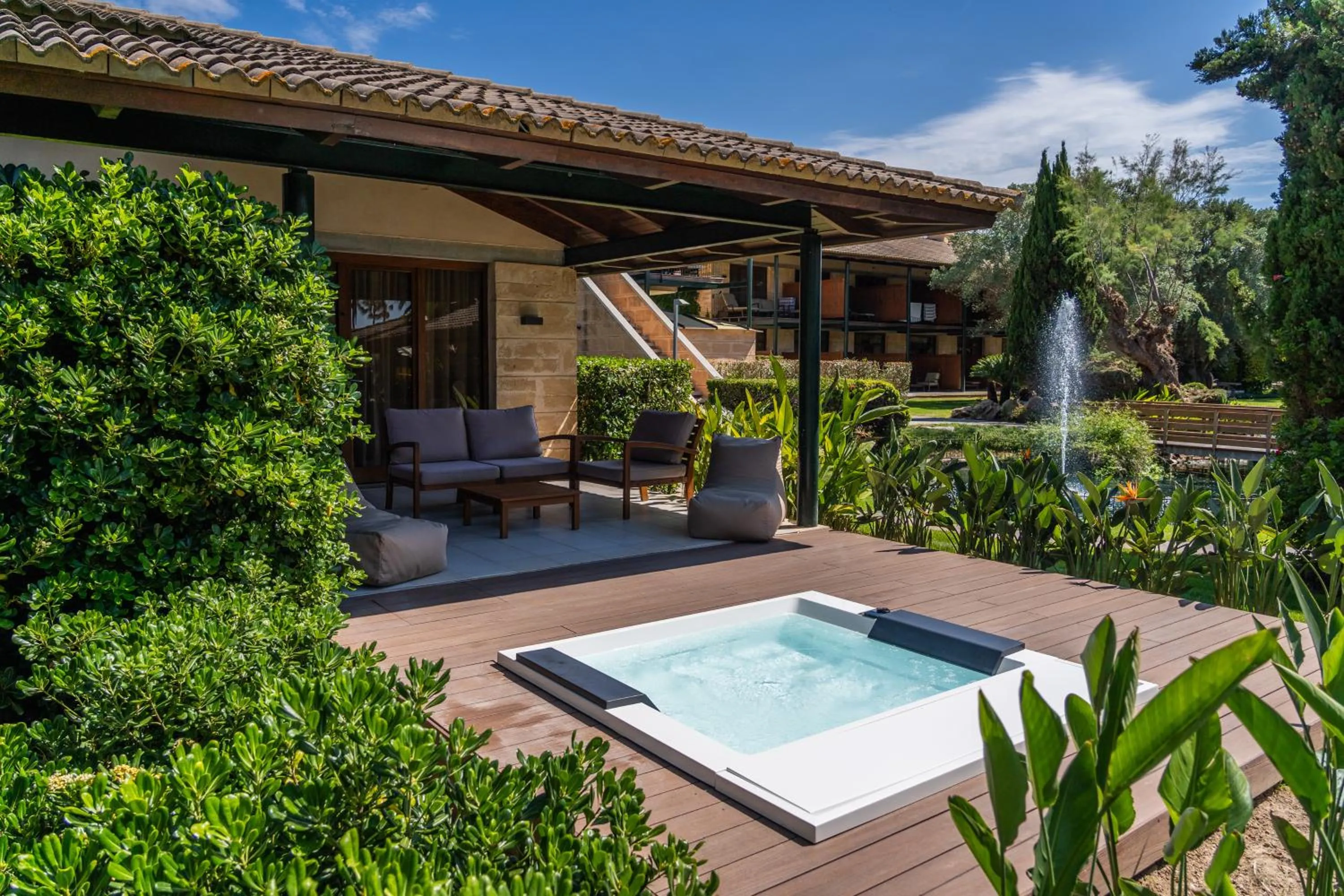 Garden view in PortBlue Club Pollentia Resort & Spa