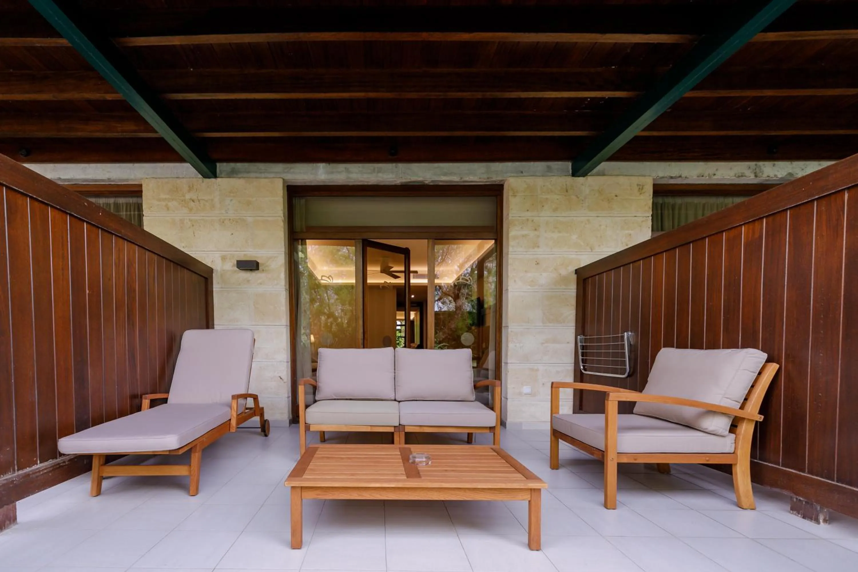 Patio in PortBlue Club Pollentia Resort & Spa