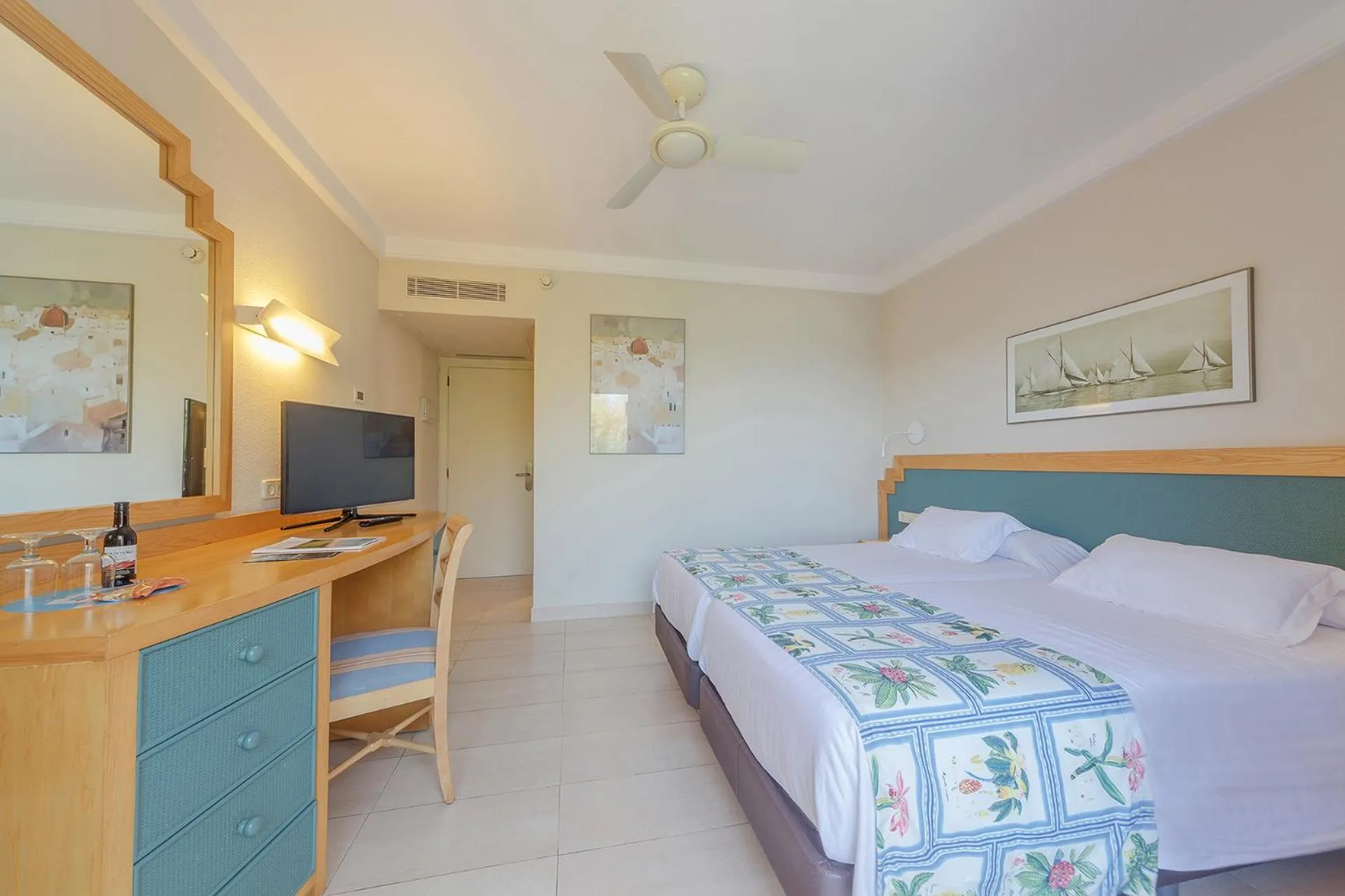 Bed in PortBlue Club Pollentia Resort & Spa