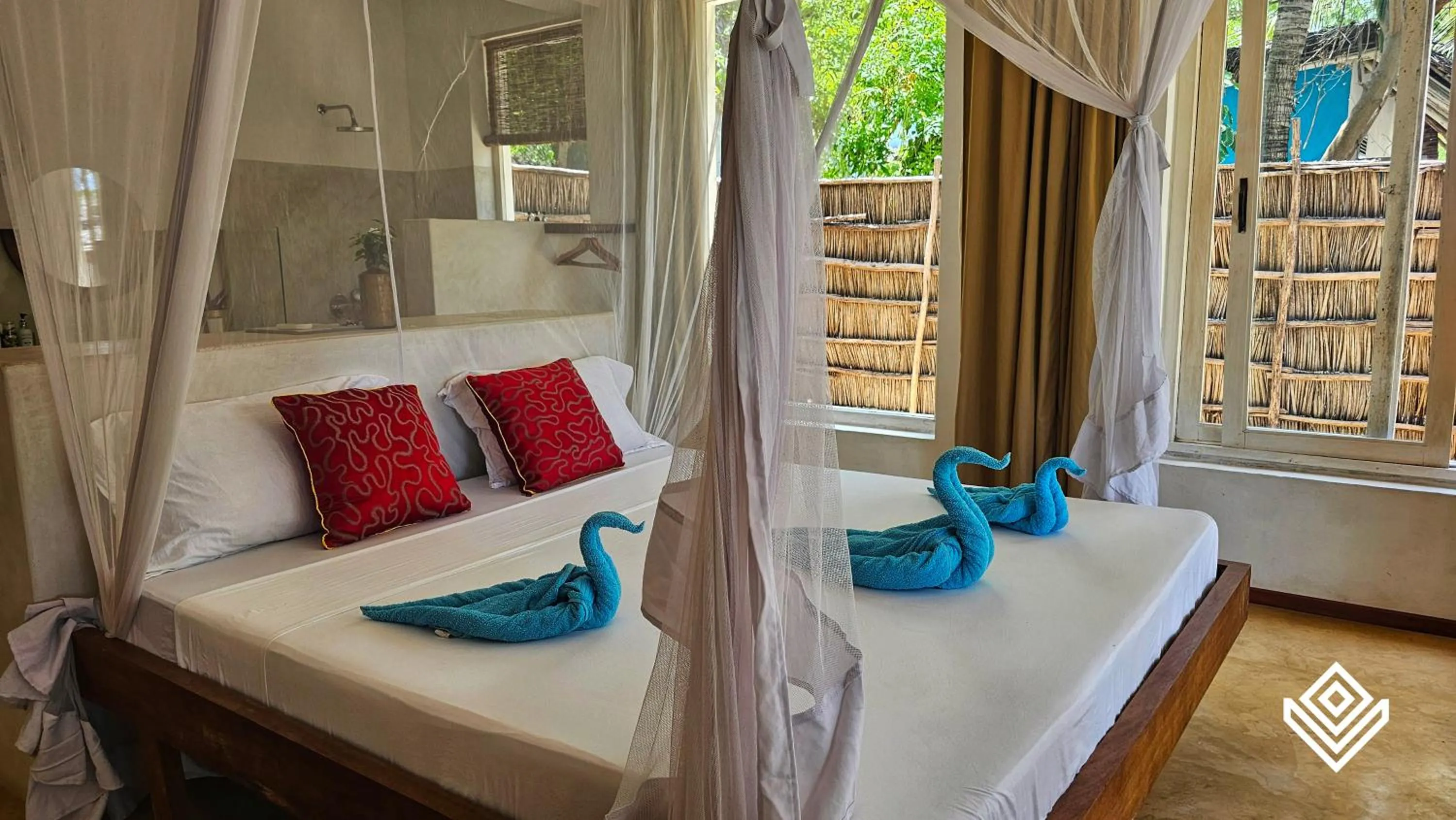 Bed in Masai Mara Zanzibar - Boutique Hotel