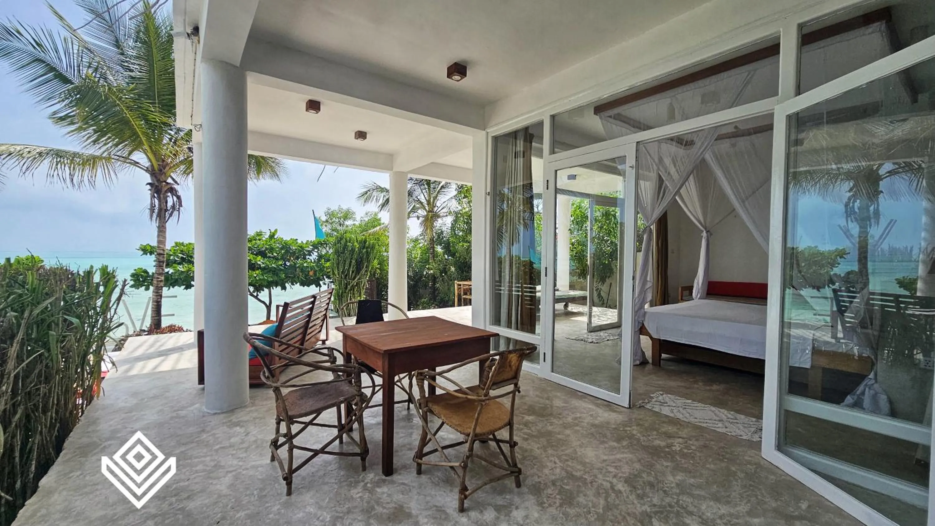 Balcony/Terrace, Bed in Masai Mara Zanzibar - Boutique Hotel