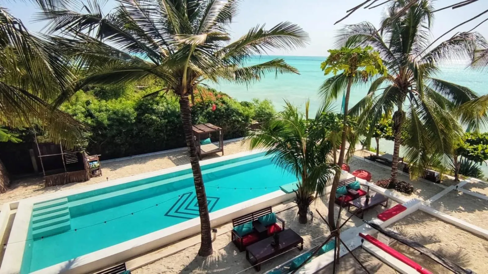 Pool view in Masai Mara Zanzibar - Boutique Hotel
