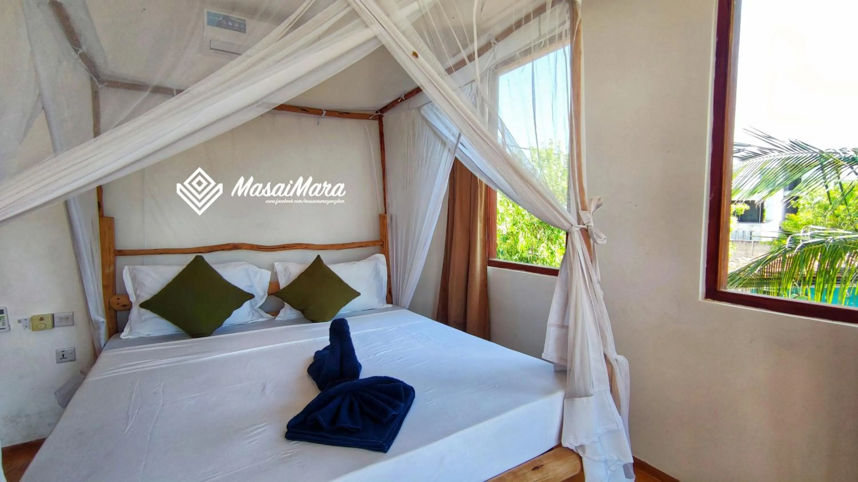 Bed in Masai Mara Zanzibar - Boutique Hotel