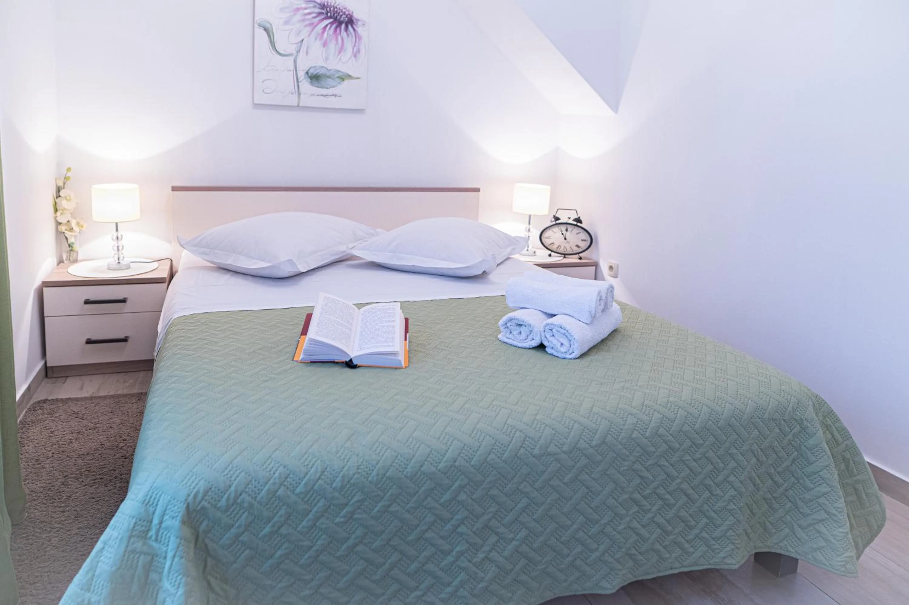 Bed in "Skalinada" Apartments in the Heart of Split