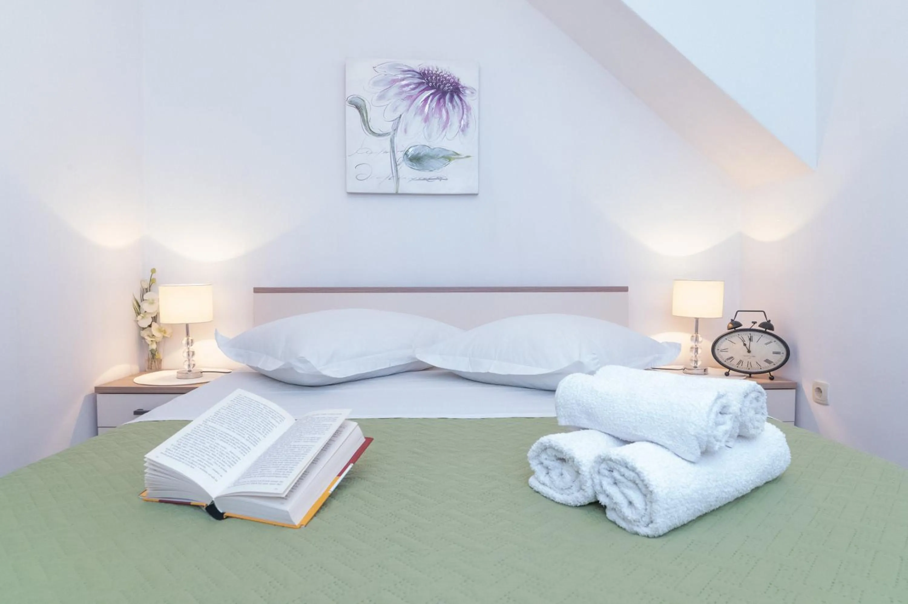 Bed in "Skalinada" Apartments in the Heart of Split