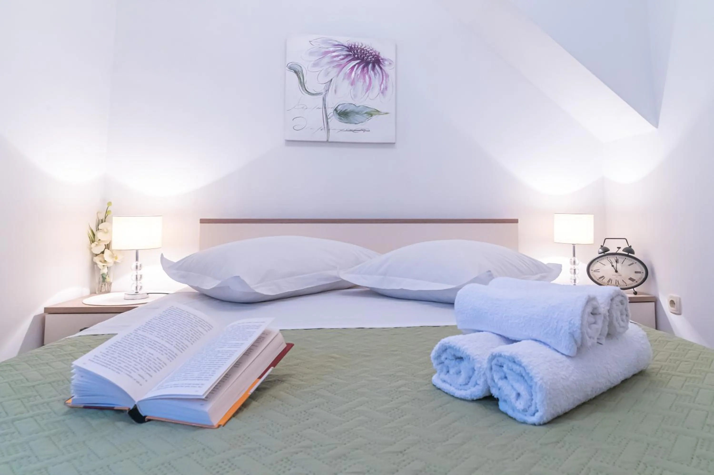 Bed in "Skalinada" Apartments in the Heart of Split