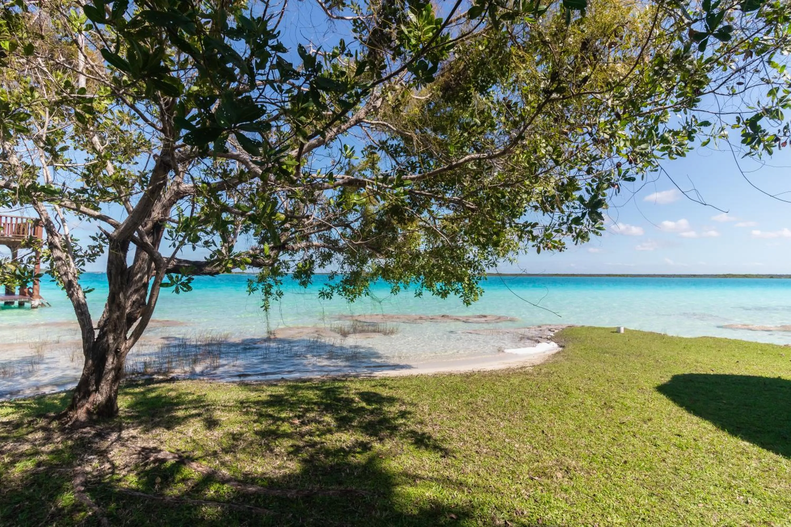 Lake view in Mayan Playa Bacalar