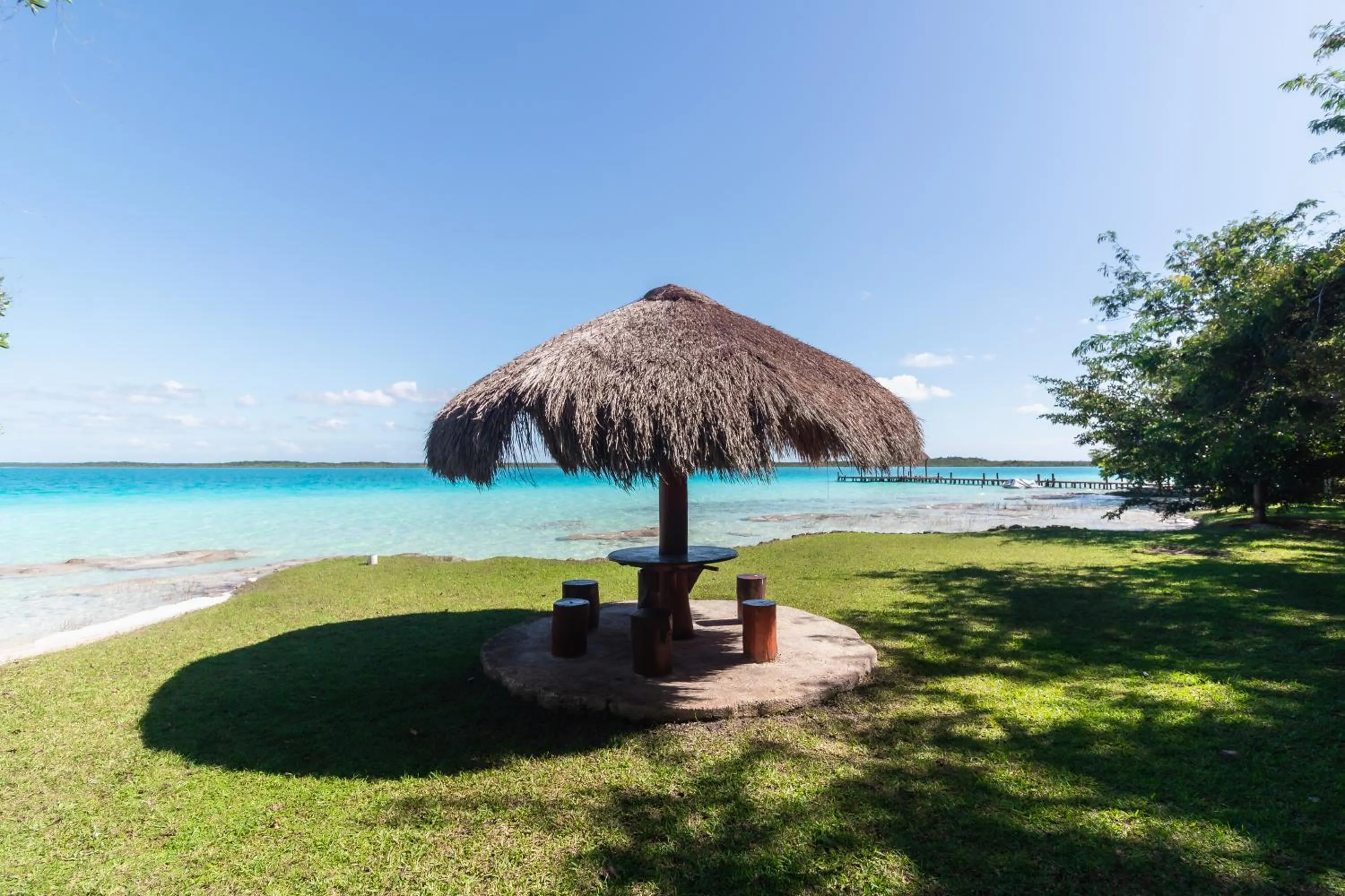 Lake view in Mayan Playa Bacalar