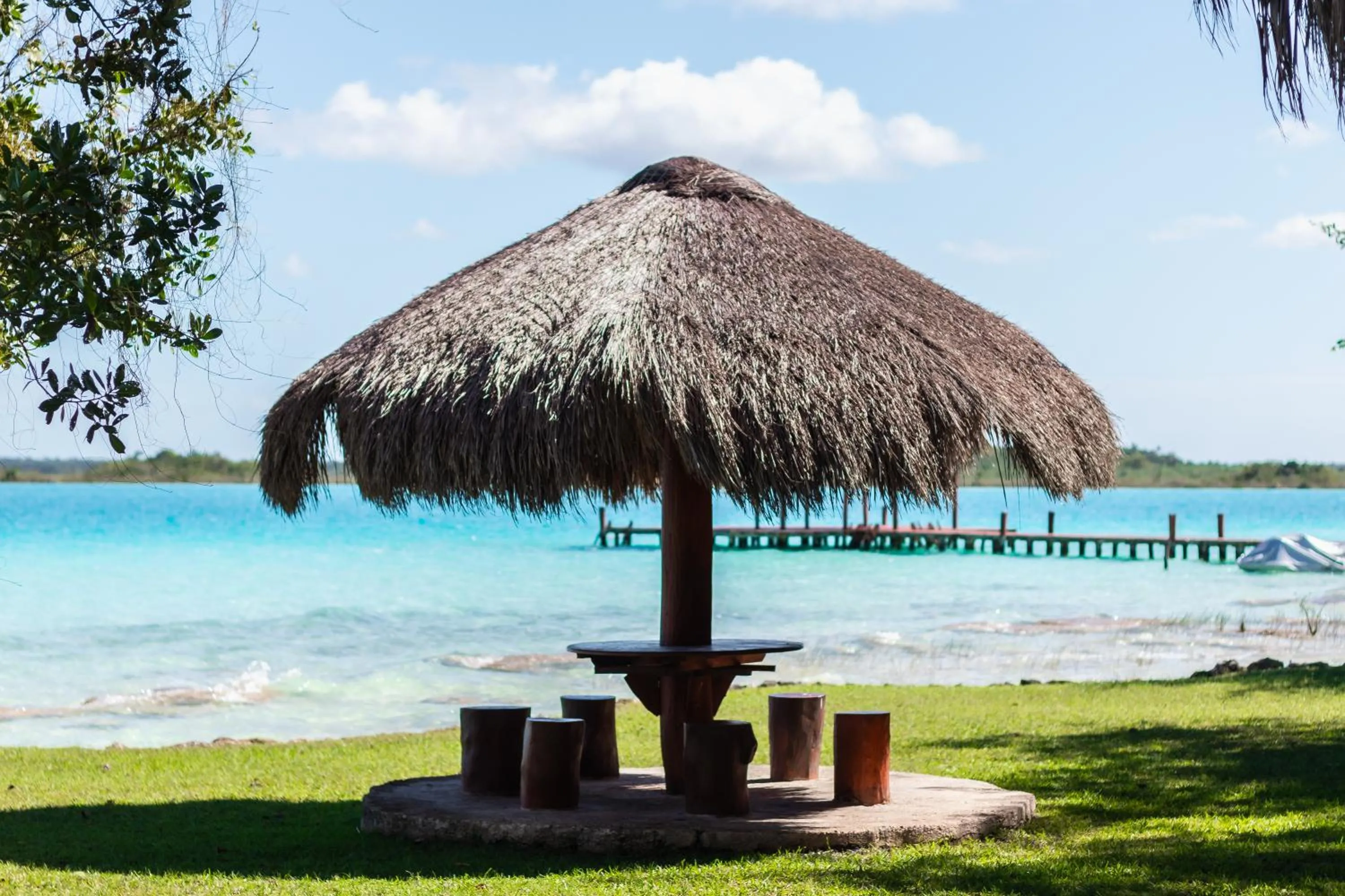 Lake view in Mayan Playa Bacalar