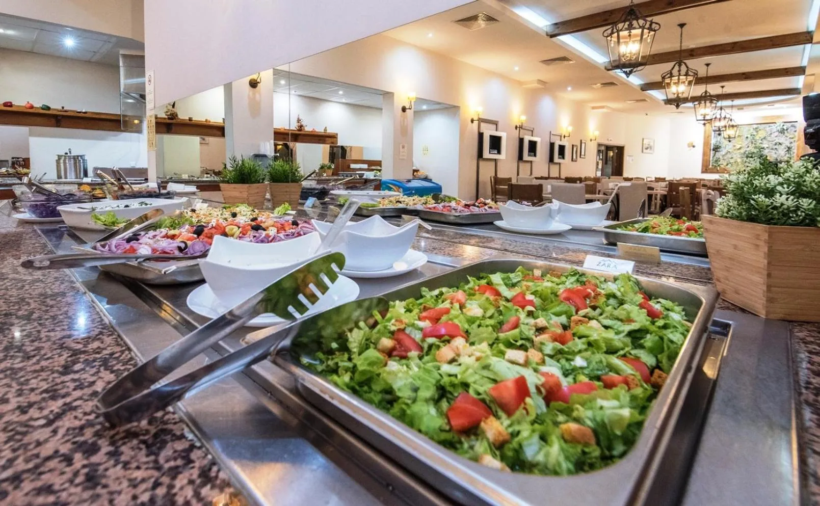 Buffet breakfast in Hotel Zara