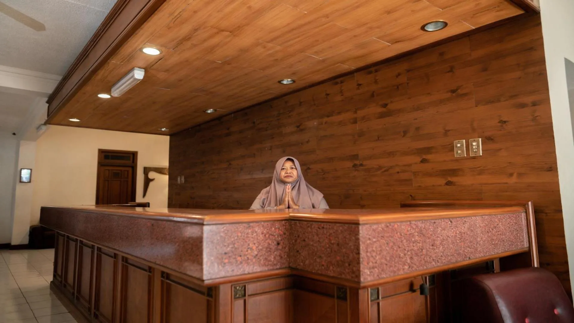 Lobby or reception in HOTEL SAPTA GRIA