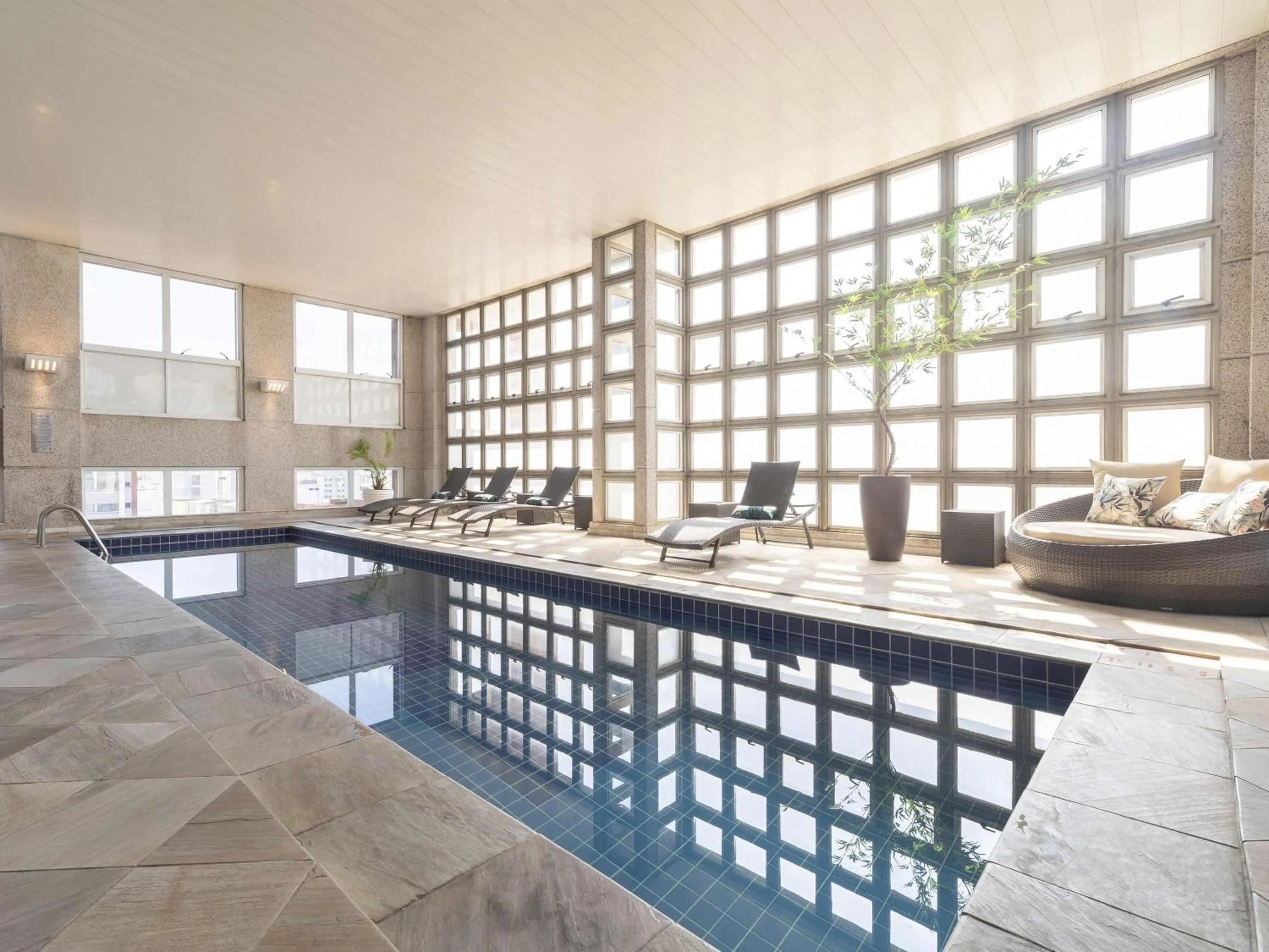 Pool view in Mercure Sao Paulo Bela Vista