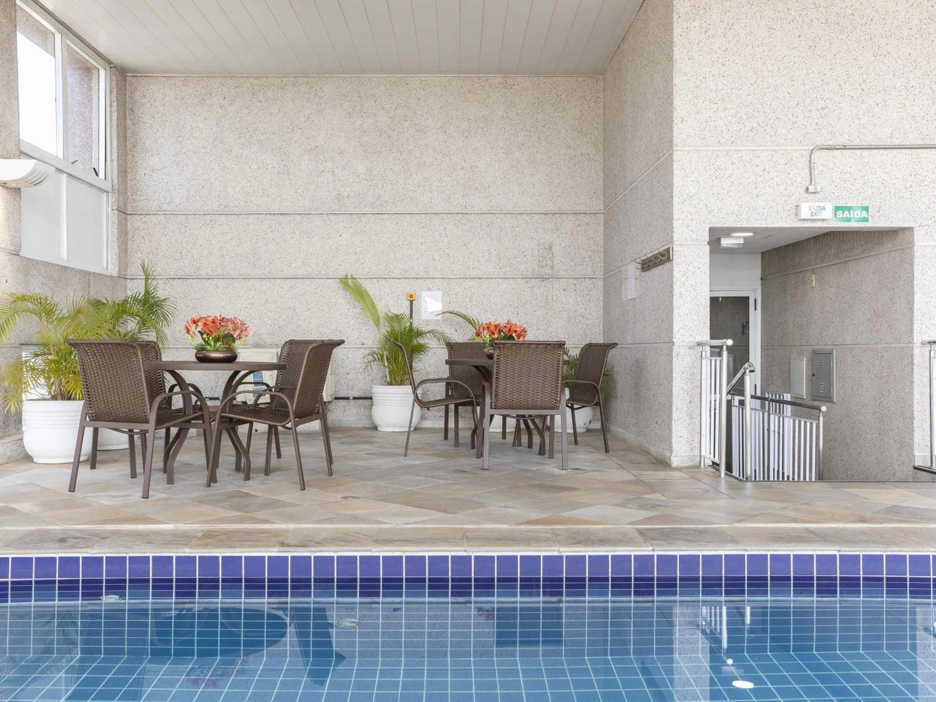 Pool view in Mercure Sao Paulo Bela Vista