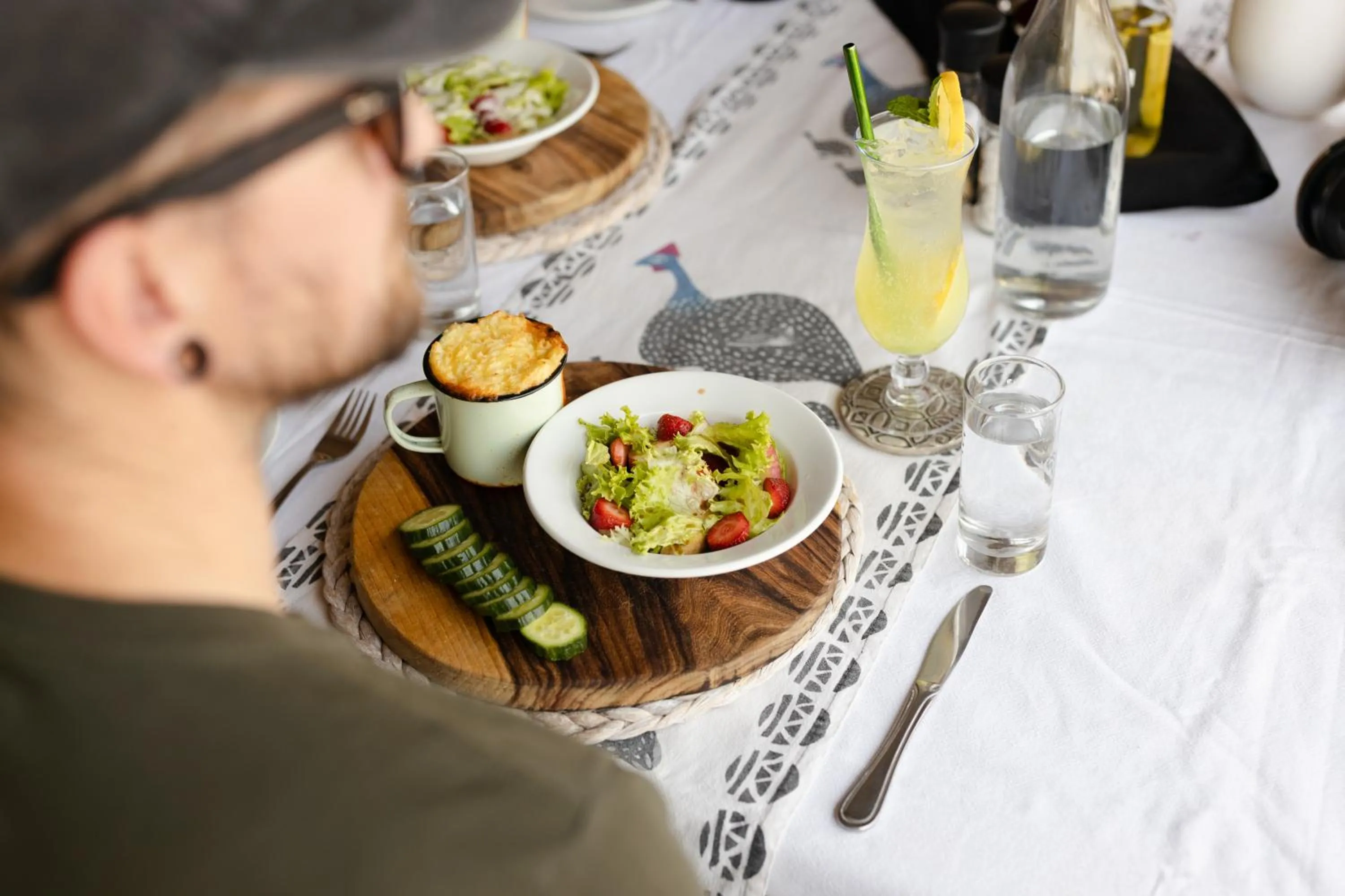 Lunch in Zambezi Dusk River Facing-all inclusive-Luxury Accommodation