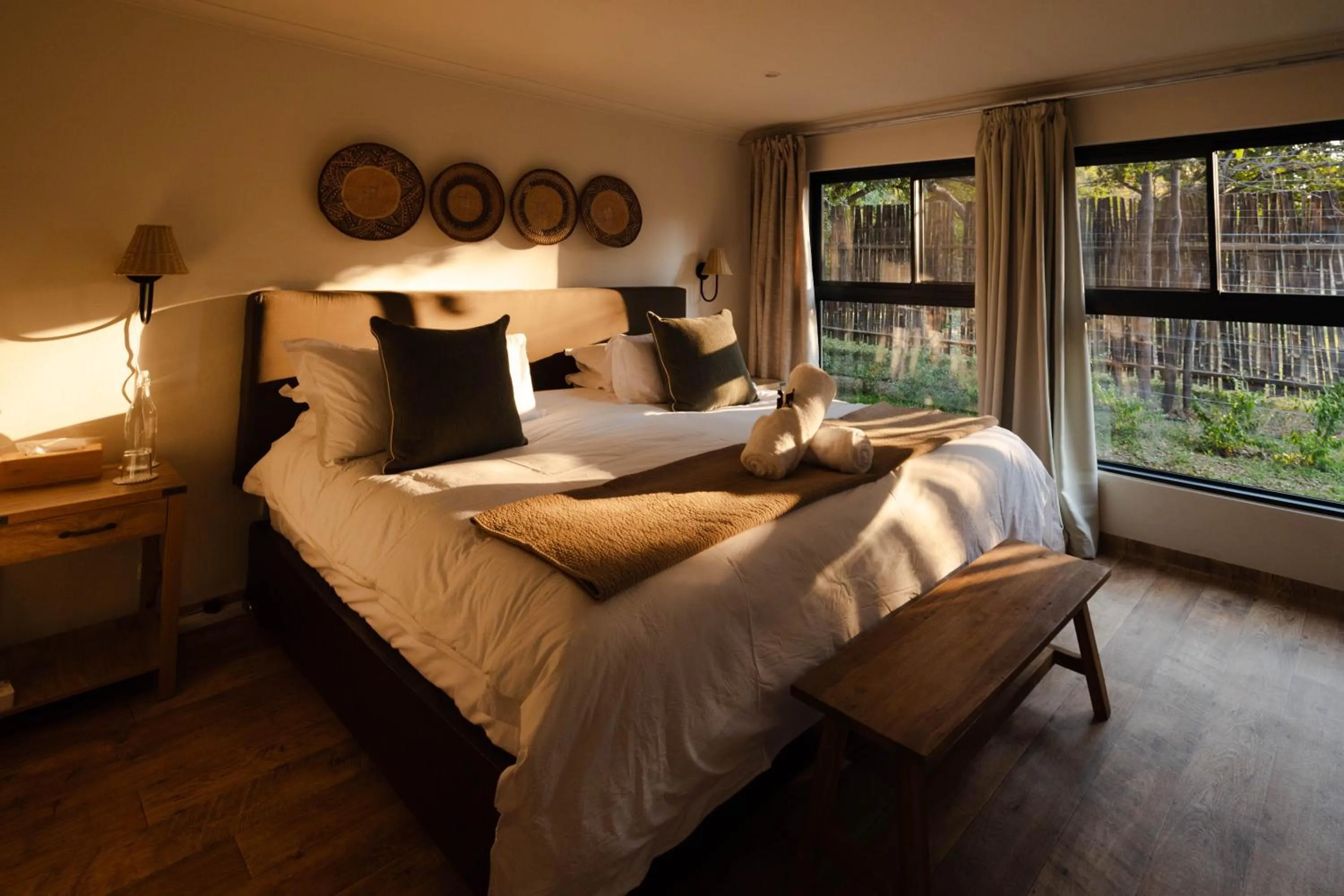 Bed in Zambezi Dusk River Facing-all inclusive-Luxury Accommodation