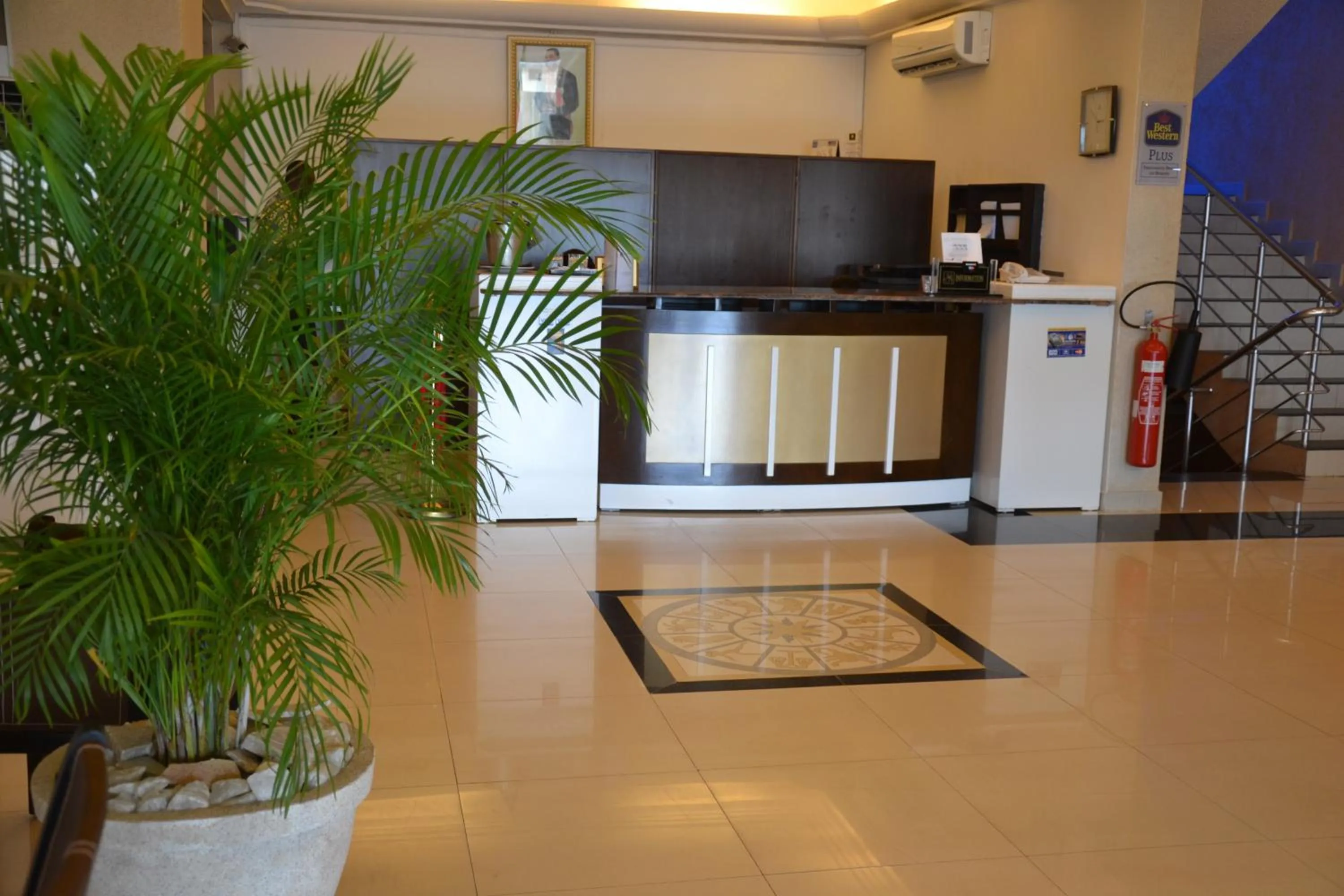 Lobby or reception in Nobila Airport Hotel