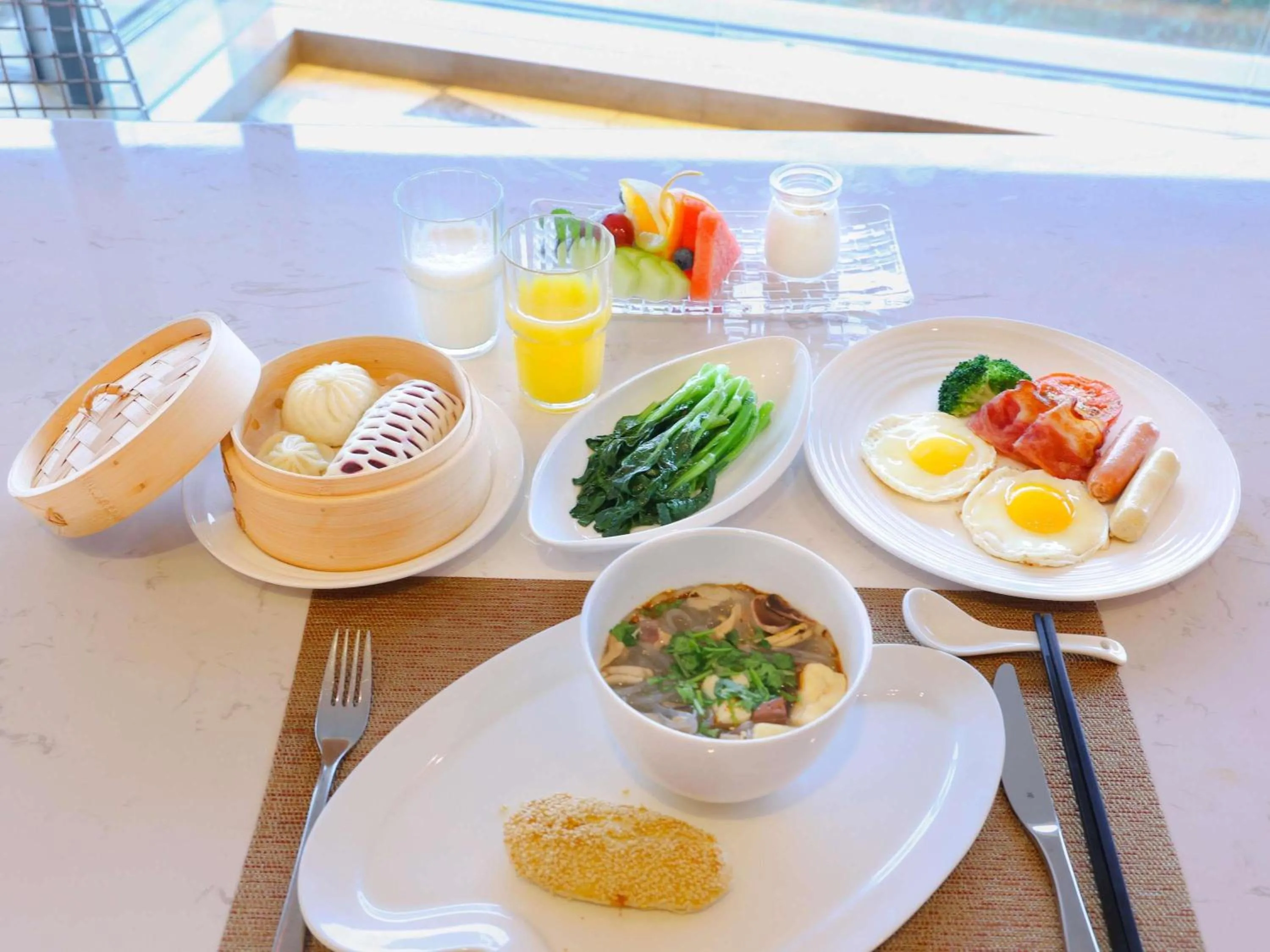 Breakfast in Pullman Nanjing Lukou Airport
