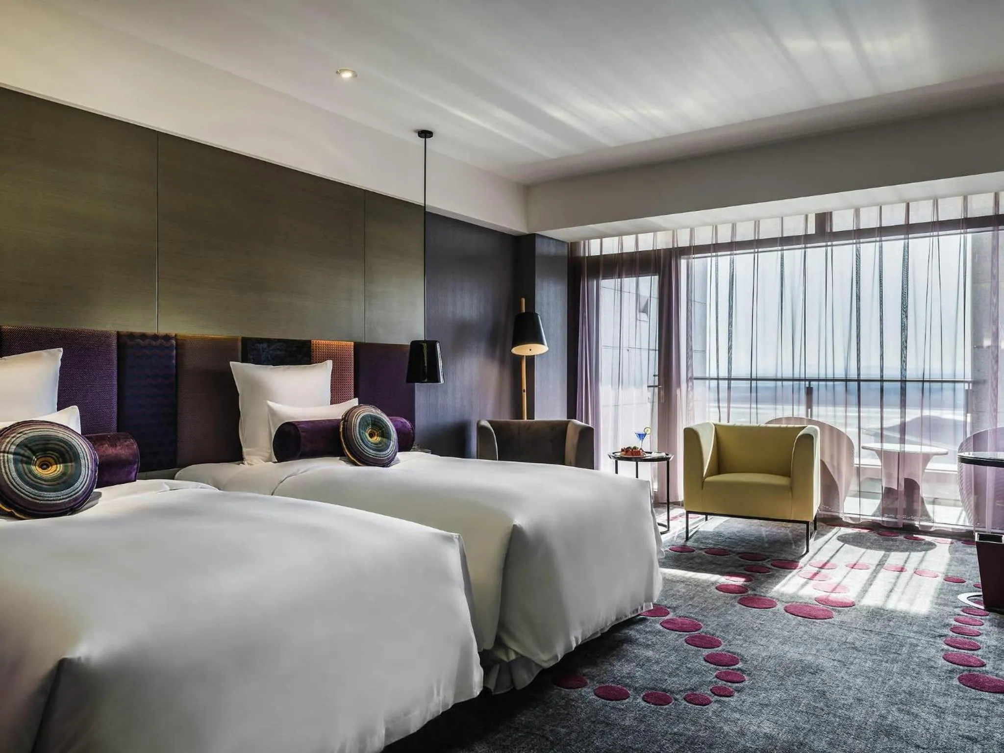 Bedroom, Bed in Pullman Nanjing Lukou Airport