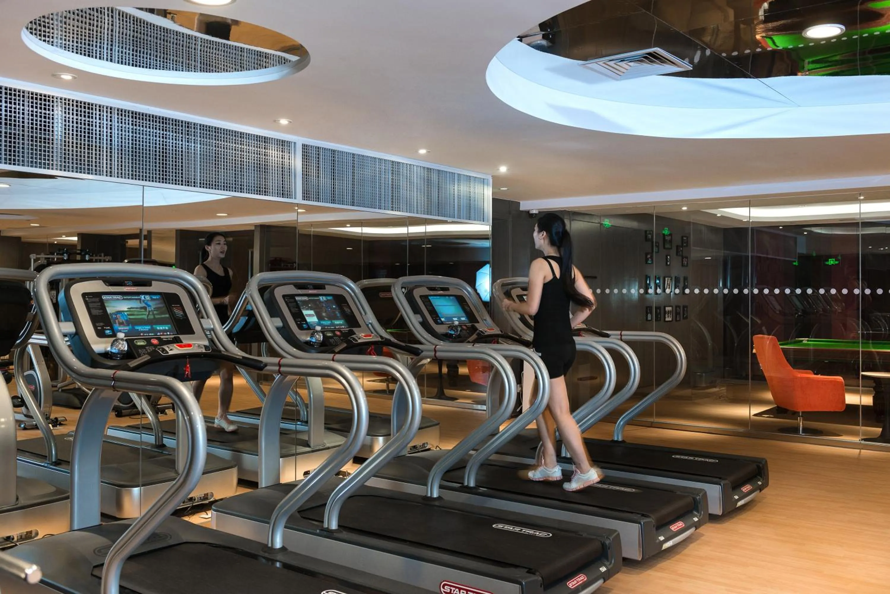 Fitness centre/facilities in Pullman Nanjing Lukou Airport