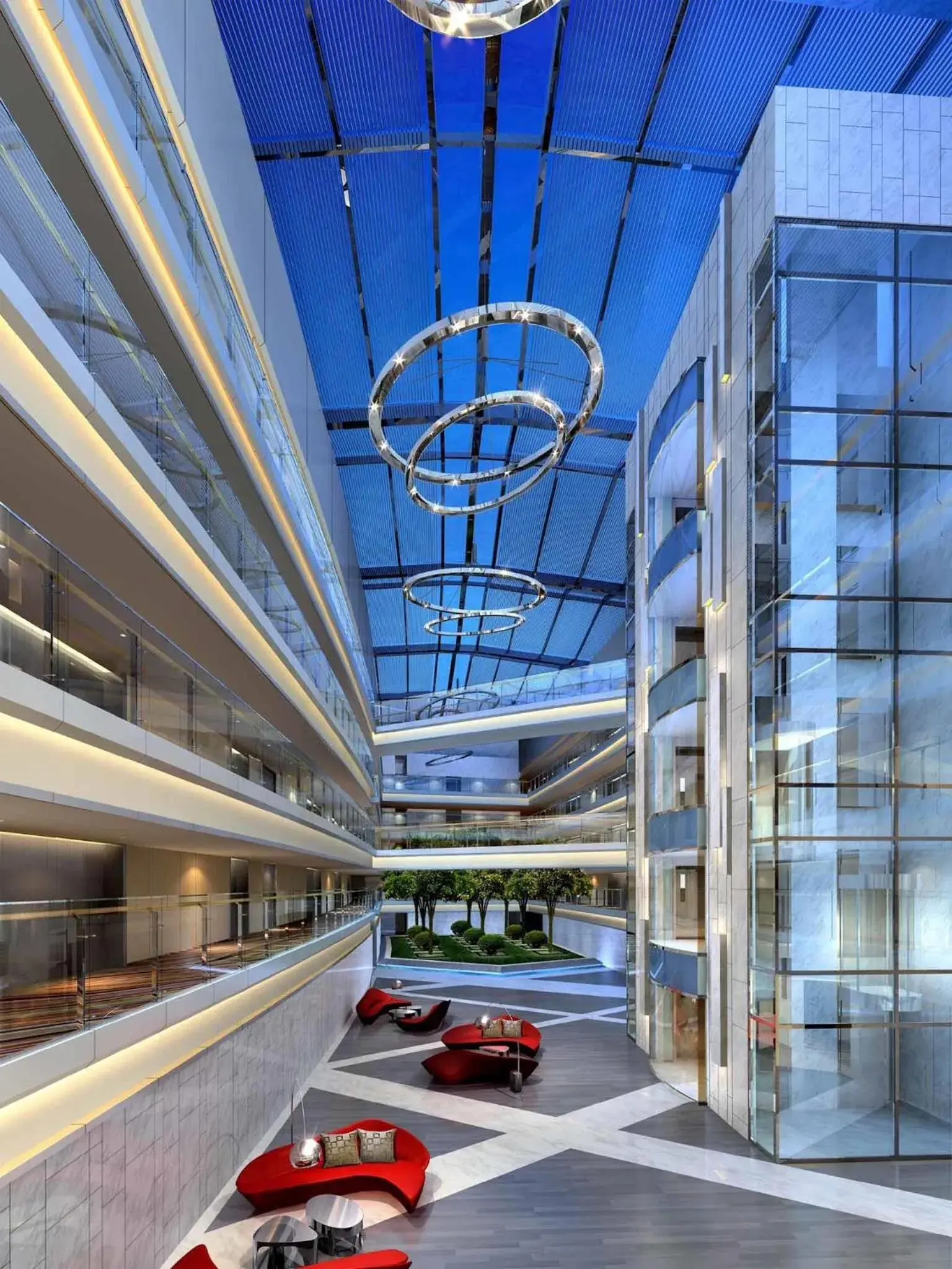 Property building in Pullman Nanjing Lukou Airport Property building in Pullman Nanjing Lukou Airport