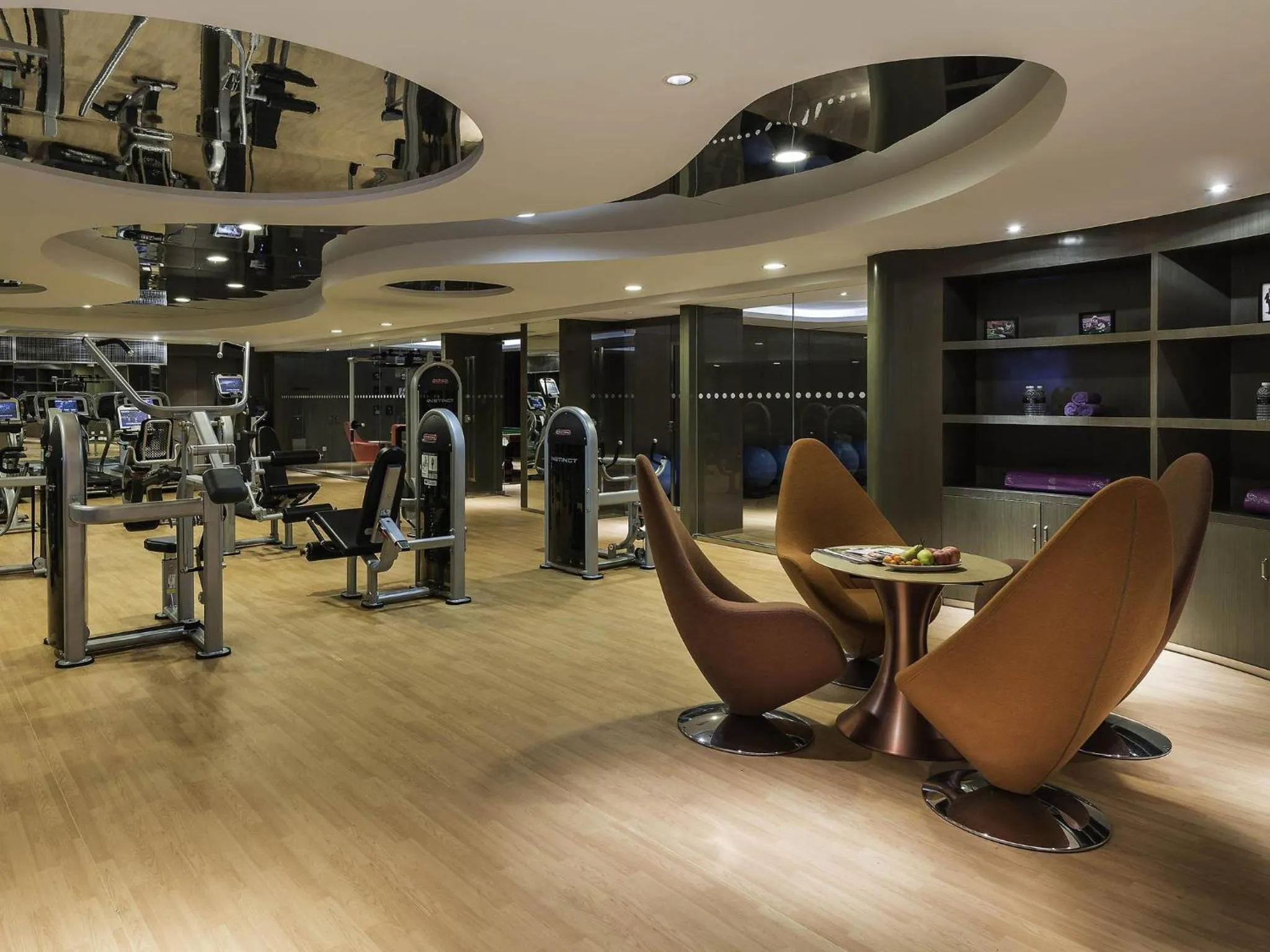 Fitness centre/facilities in Pullman Nanjing Lukou Airport