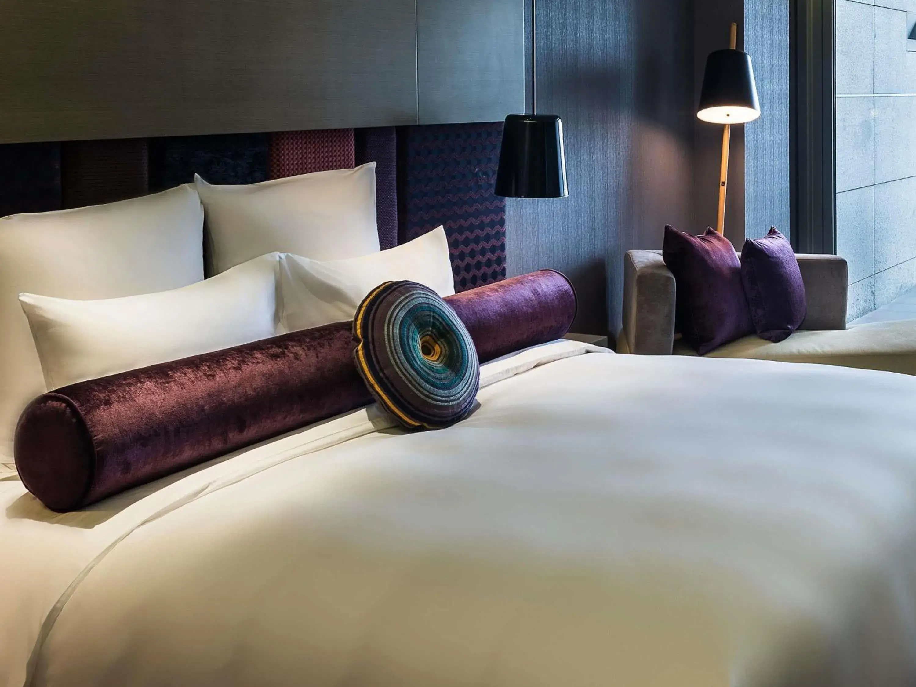 Bedroom, Bed in Pullman Nanjing Lukou Airport Bedroom, Bed in Pullman Nanjing Lukou Airport