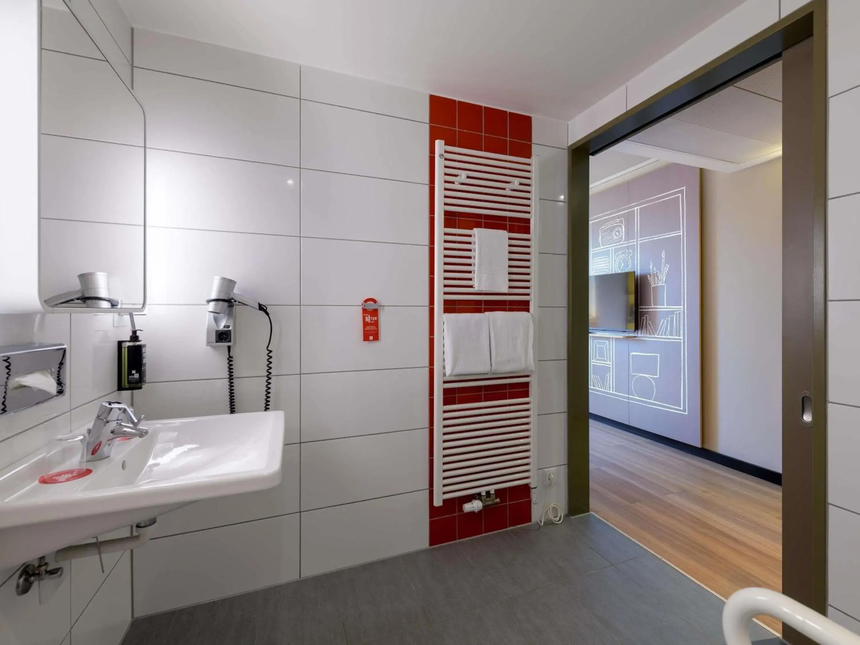 Bedroom in Ibis München City Arnulfpark Bedroom in Ibis München City Arnulfpark