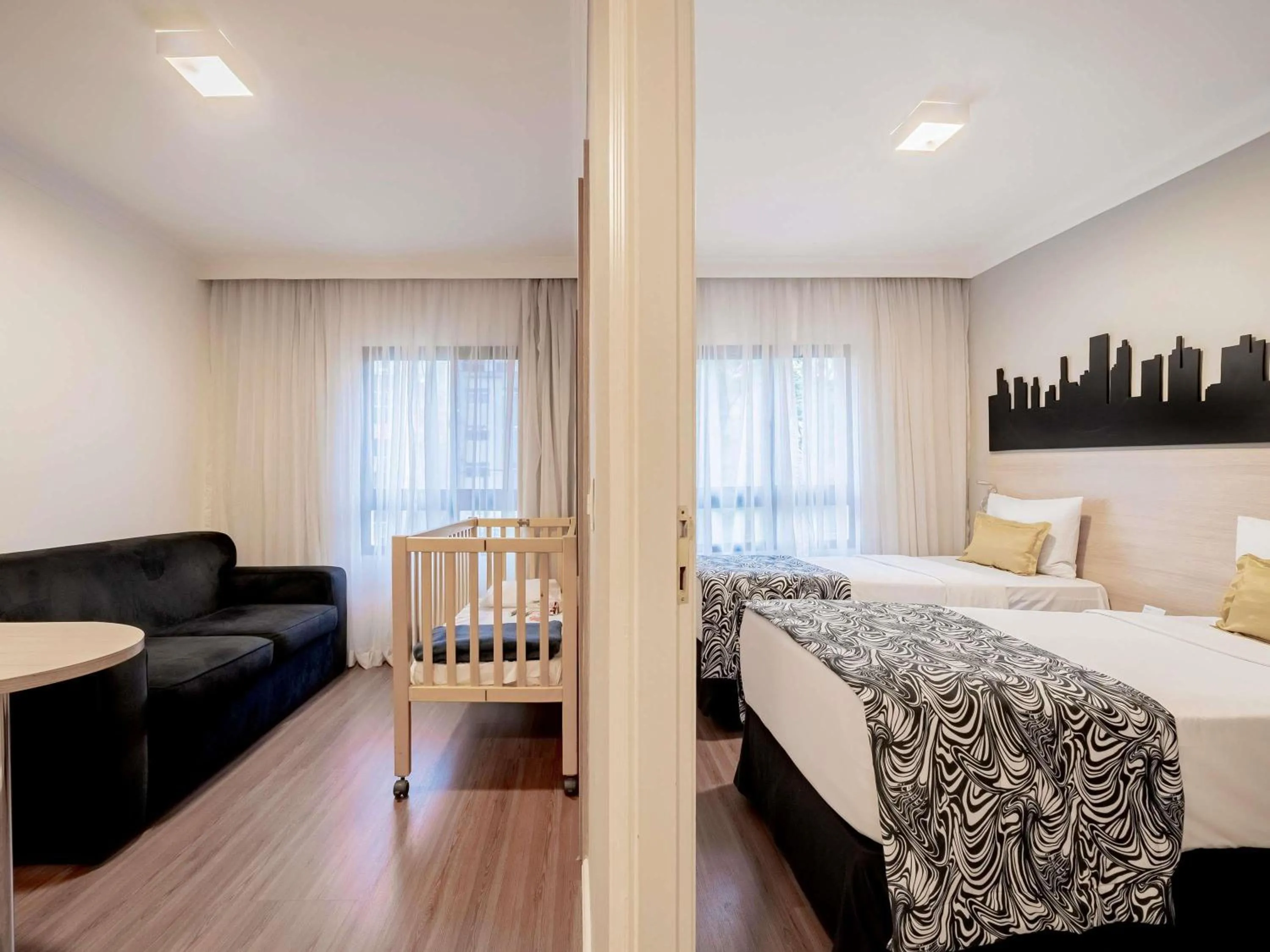 Bedroom, Bed in Mercure Sao Paulo Pinheiros