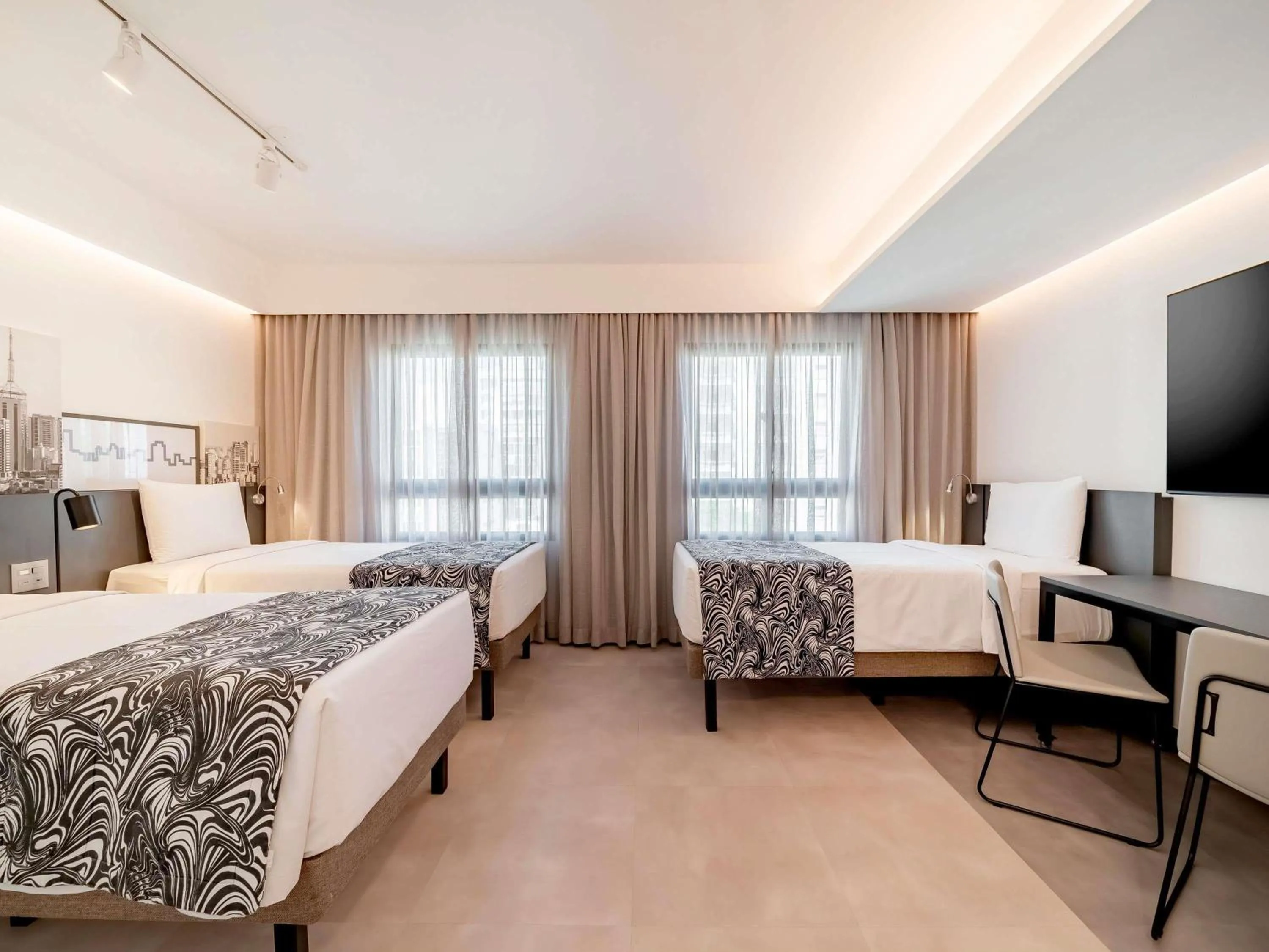 Bedroom, Bed in Mercure Sao Paulo Pinheiros