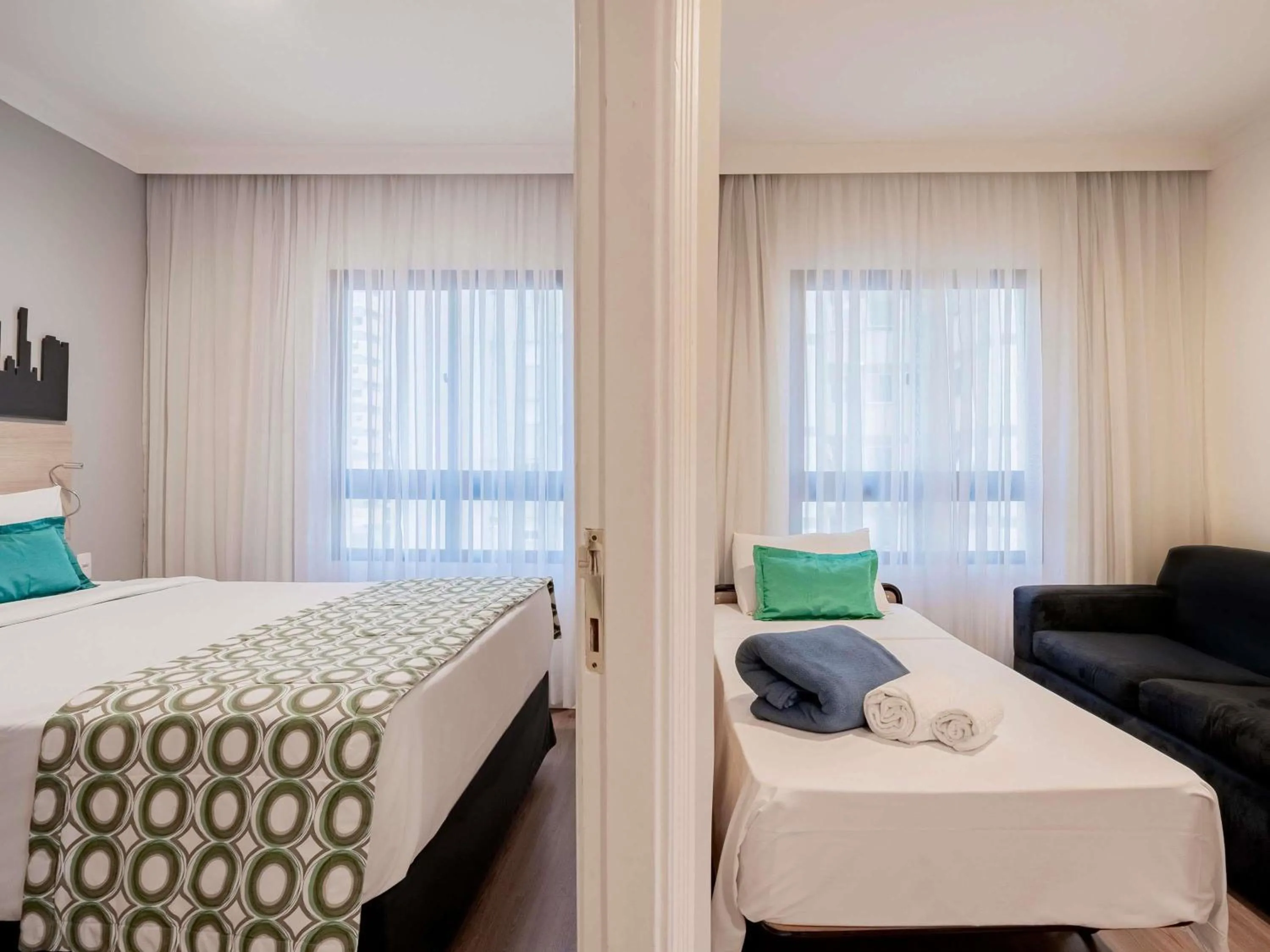 Bedroom, Bed in Mercure Sao Paulo Pinheiros