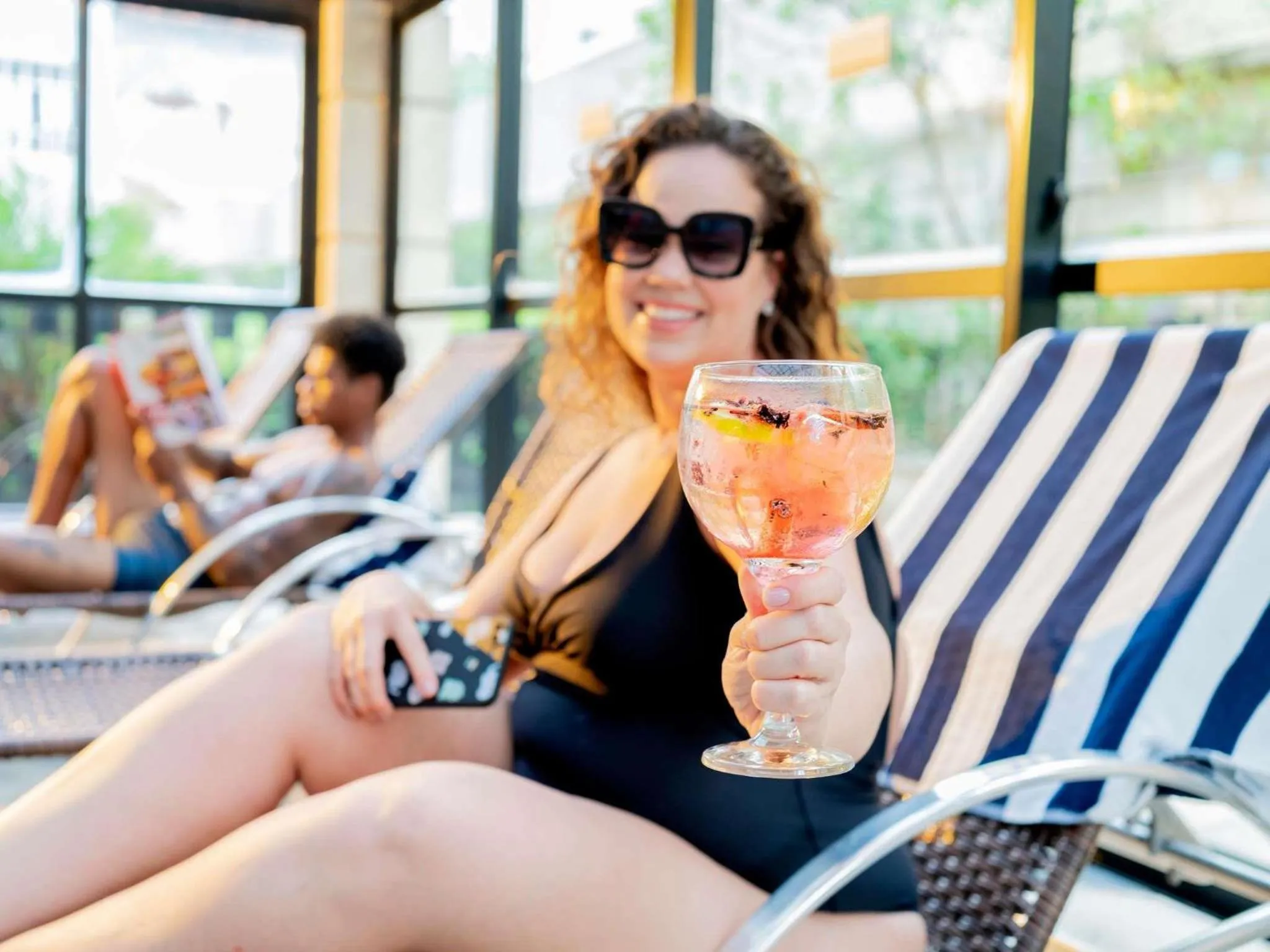 Pool view in Mercure Sao Paulo Pinheiros