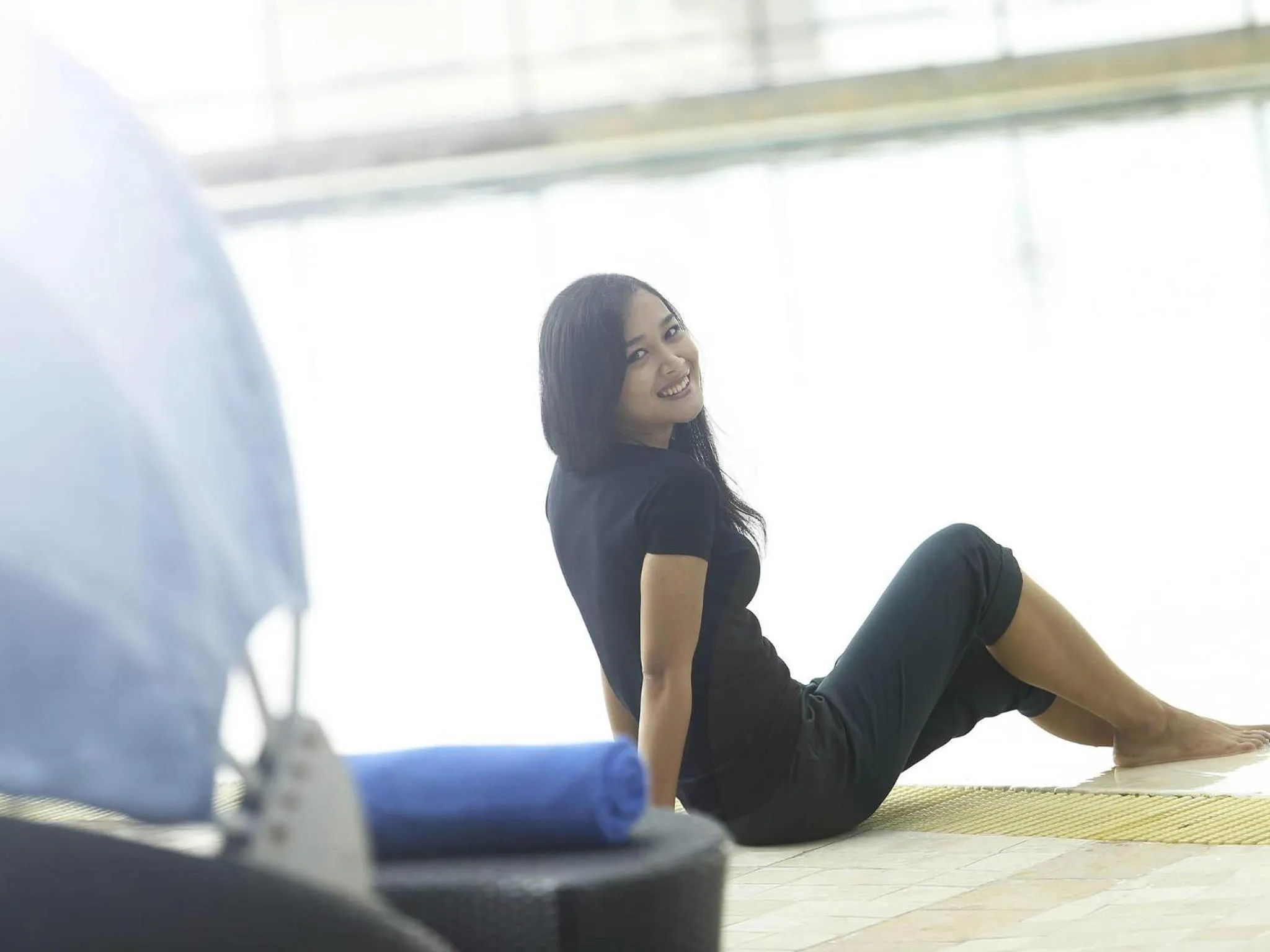 Pool view in Novotel Balikpapan