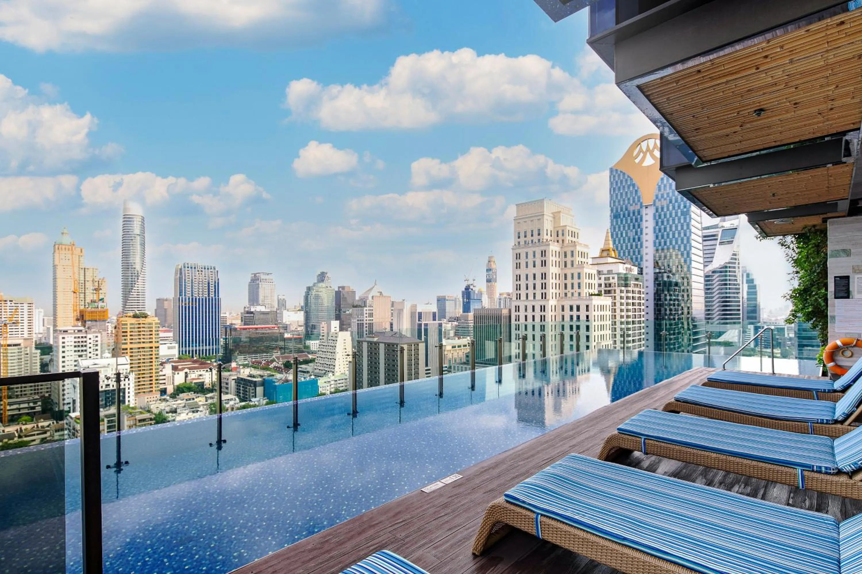Swimming pool in Hotel Indigo Bangkok Wireless Road by IHG