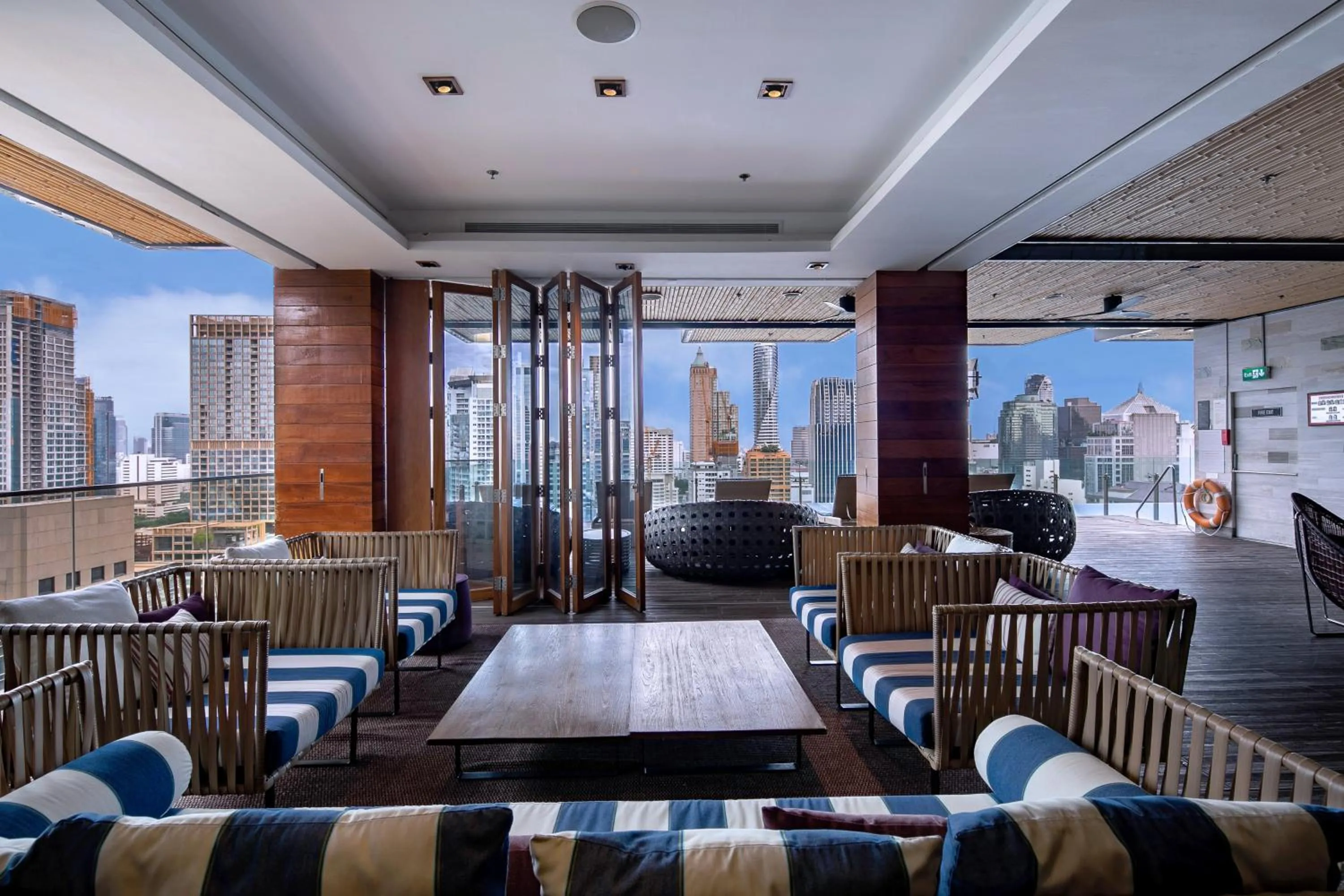 Swimming pool in Hotel Indigo Bangkok Wireless Road by IHG