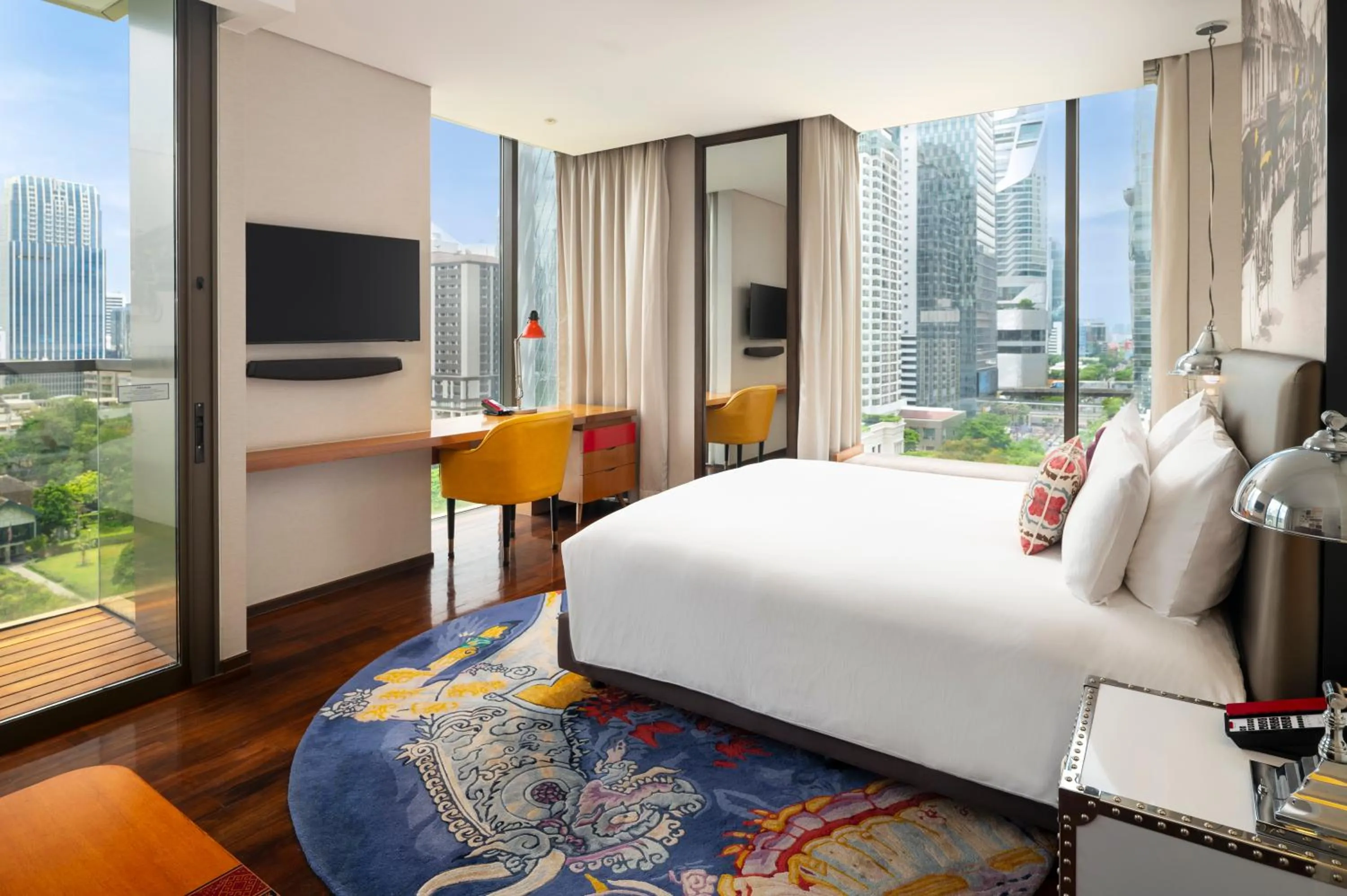 Bed in Hotel Indigo Bangkok Wireless Road by IHG