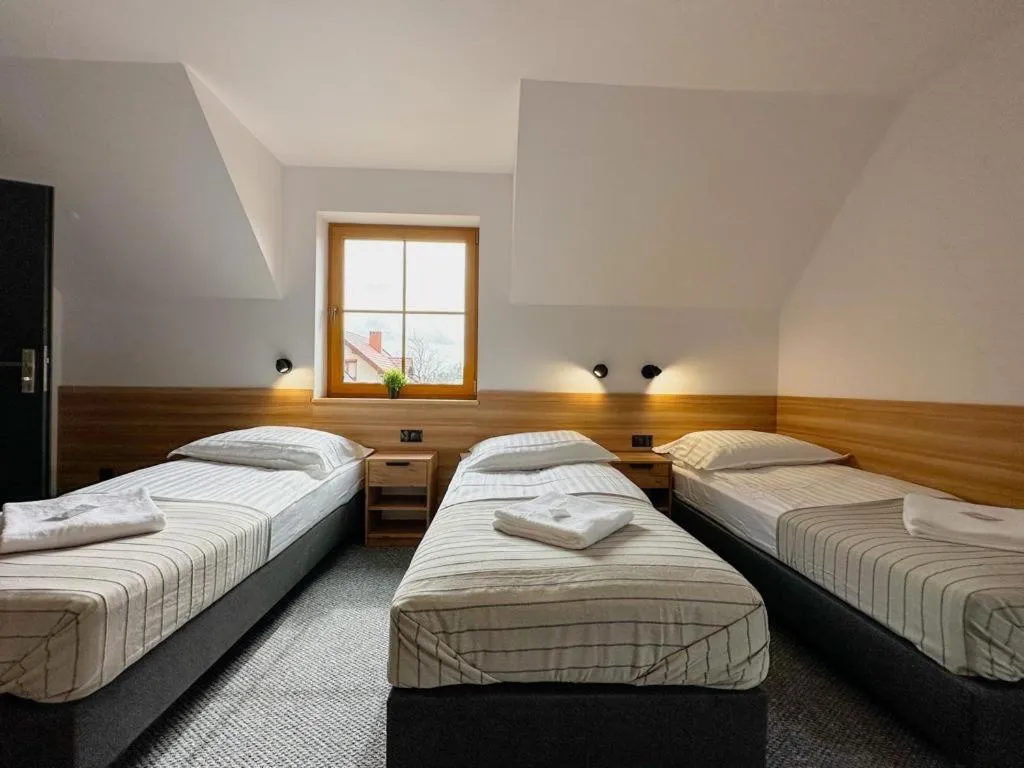 Bed in Hotel Czerwone Korale