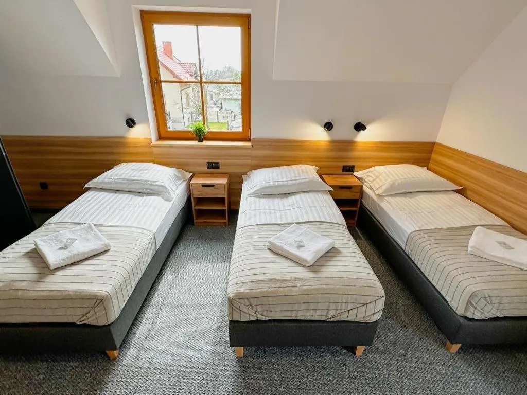 Bed in Hotel Czerwone Korale