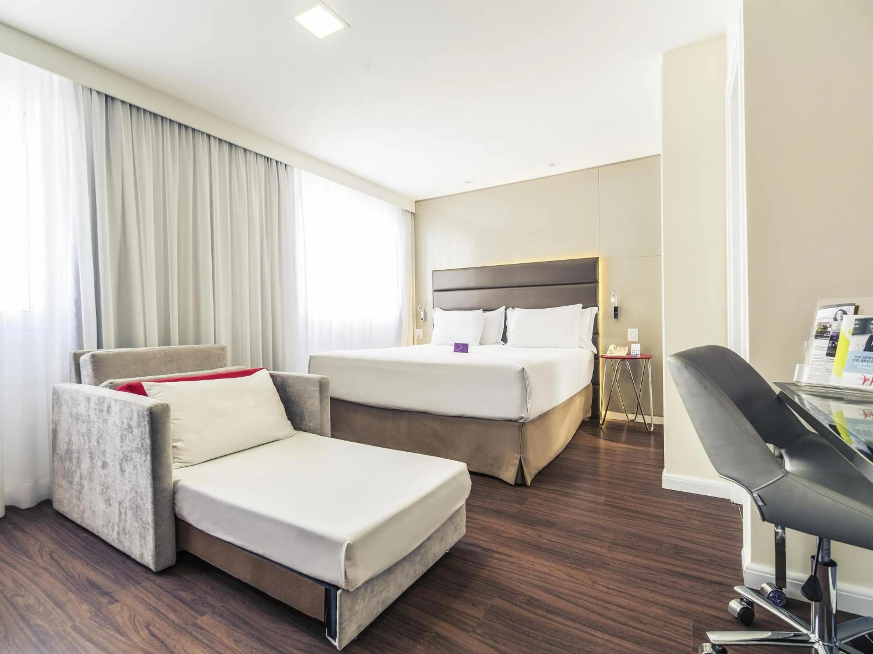 Bedroom, Bed in Mercure Sao Paulo Vila Olimpia