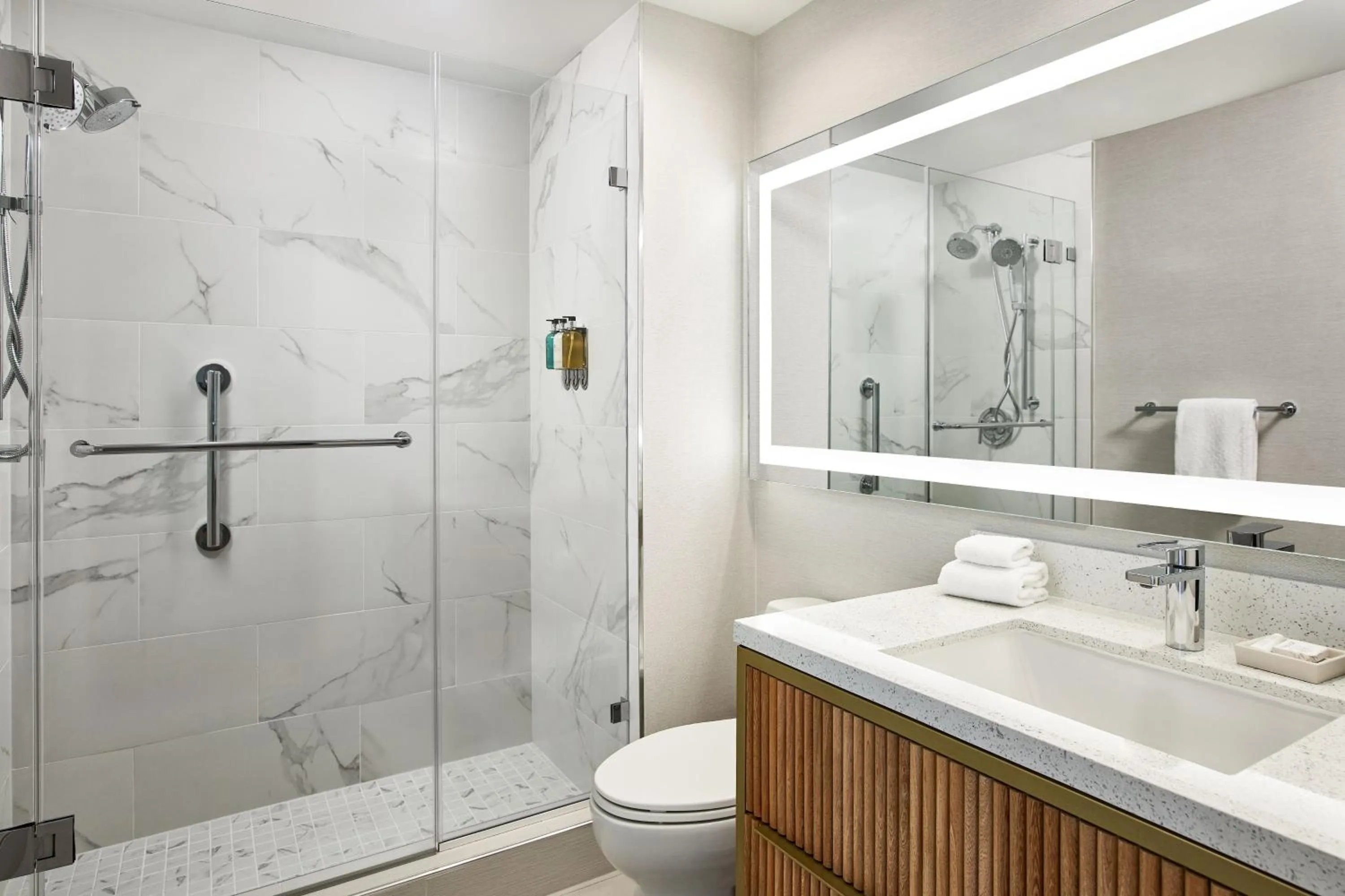 Bathroom in Faro Blanco Resort Marathon Florida Keys, Curio by Hilton