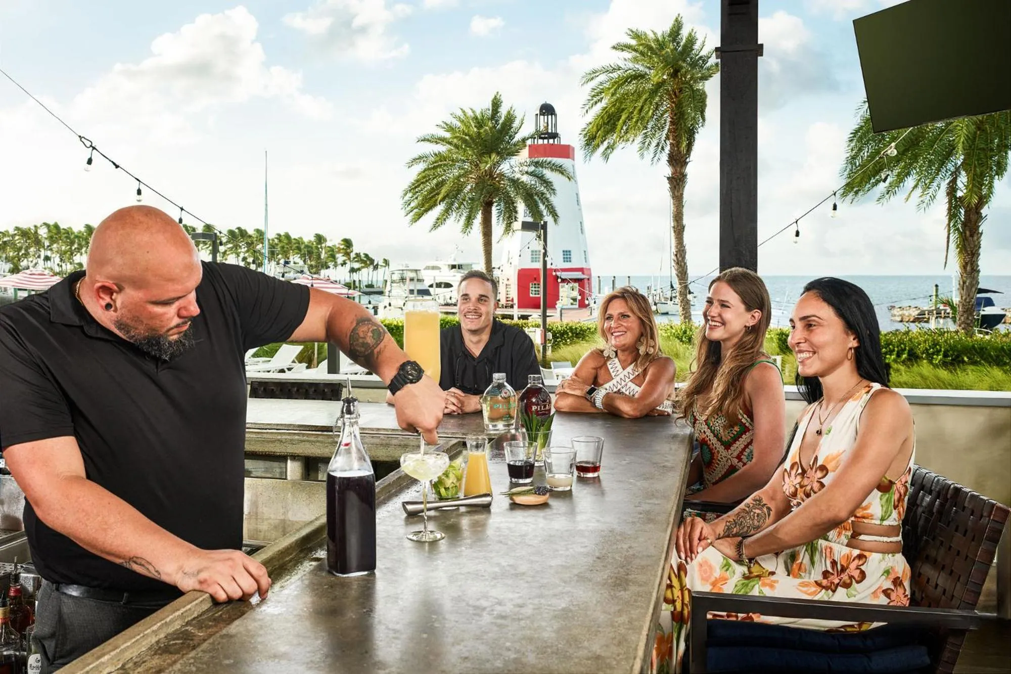 Restaurant/places to eat in Faro Blanco Resort Marathon Florida Keys, Curio by Hilton