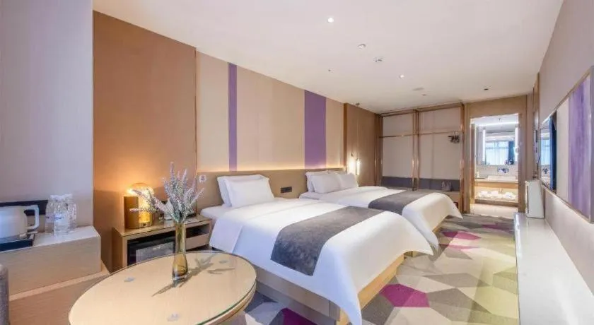 Bed in Lavande Hotel Shenzhen Dongmen Shuibeicuizhu Metro Station
