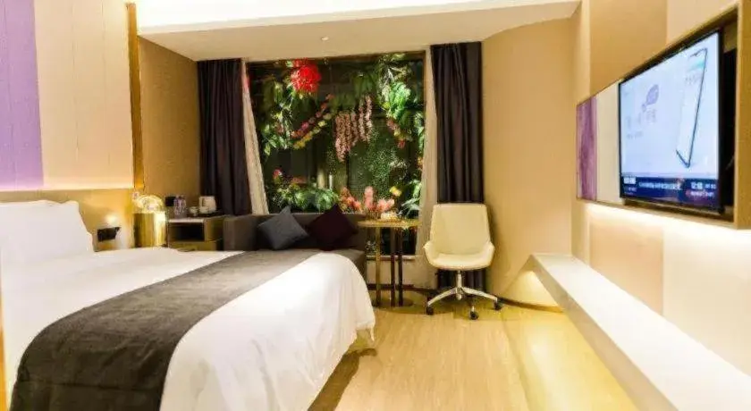 Bed in Lavande Hotel Shenzhen Dongmen Shuibeicuizhu Metro Station Bed in Lavande Hotel Shenzhen Dongmen Shuibeicuizhu Metro Station