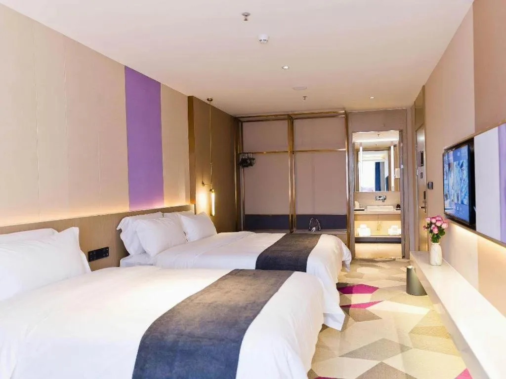 Bed in Lavande Hotel Shenzhen Dongmen Shuibeicuizhu Metro Station