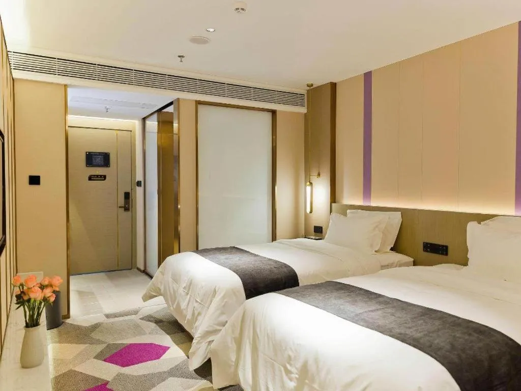 Bed in Lavande Hotel Shenzhen Dongmen Shuibeicuizhu Metro Station