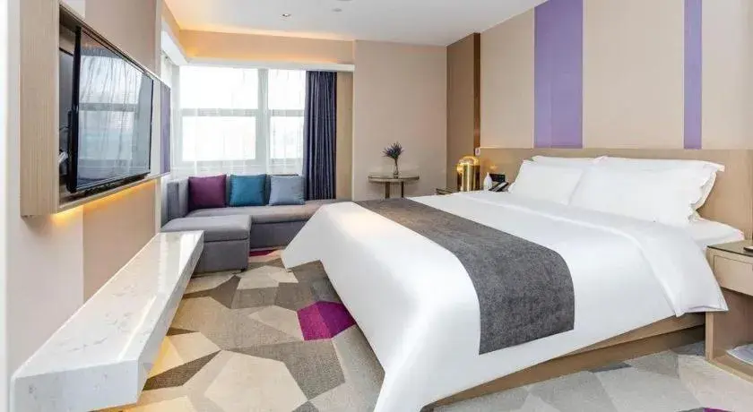 Bed in Lavande Hotel Shenzhen Dongmen Shuibeicuizhu Metro Station Bed in Lavande Hotel Shenzhen Dongmen Shuibeicuizhu Metro Station