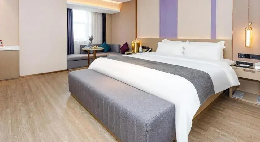 Bed in Lavande Hotel Shenzhen Dongmen Shuibeicuizhu Metro Station Bed in Lavande Hotel Shenzhen Dongmen Shuibeicuizhu Metro Station