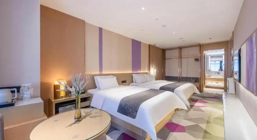 Bed in Lavande Hotel Shenzhen Dongmen Shuibeicuizhu Metro Station