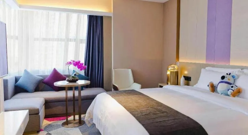 Bed in Lavande Hotel Shenzhen Dongmen Shuibeicuizhu Metro Station