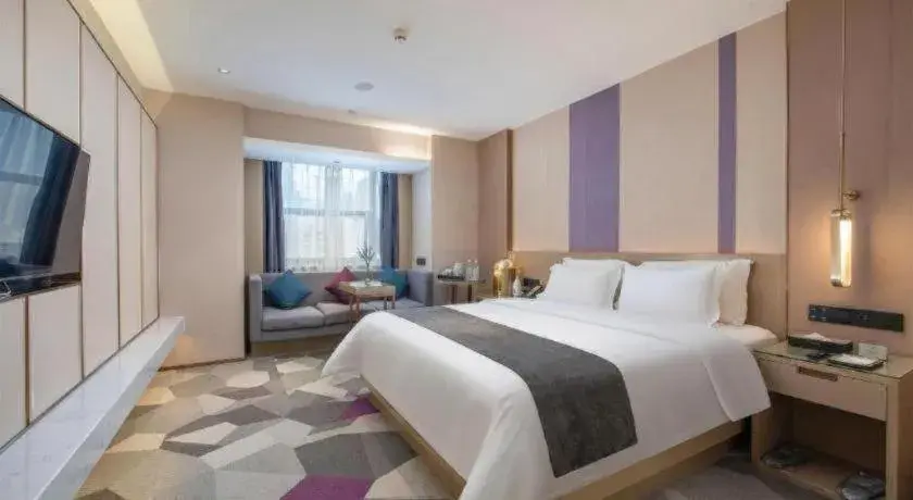 Bed in Lavande Hotel Shenzhen Dongmen Shuibeicuizhu Metro Station Bed in Lavande Hotel Shenzhen Dongmen Shuibeicuizhu Metro Station